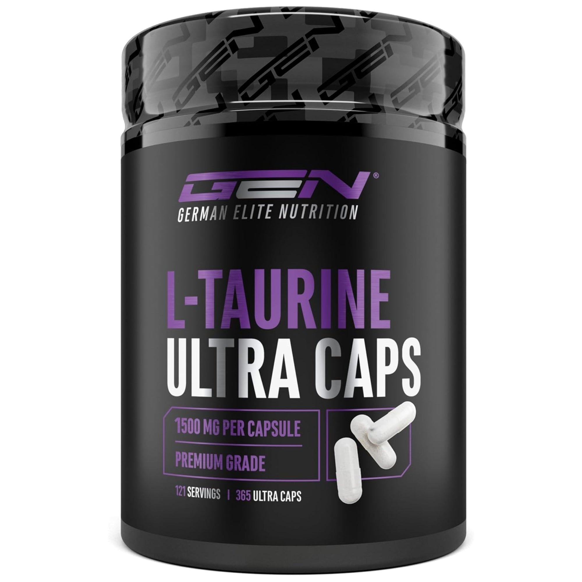 L-Taurine Ultra Caps 1500mg | 365 Kapseln | German Elite Nutrition