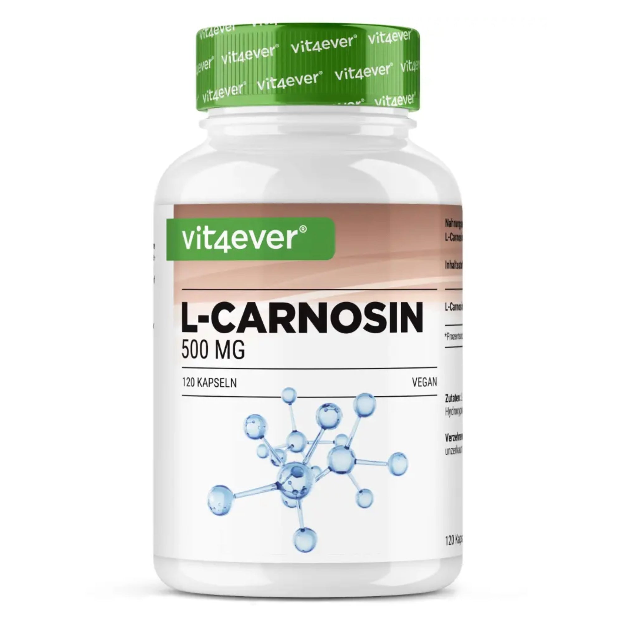 Vit4ever L-Carnosin 500mg - 120 Kapseln