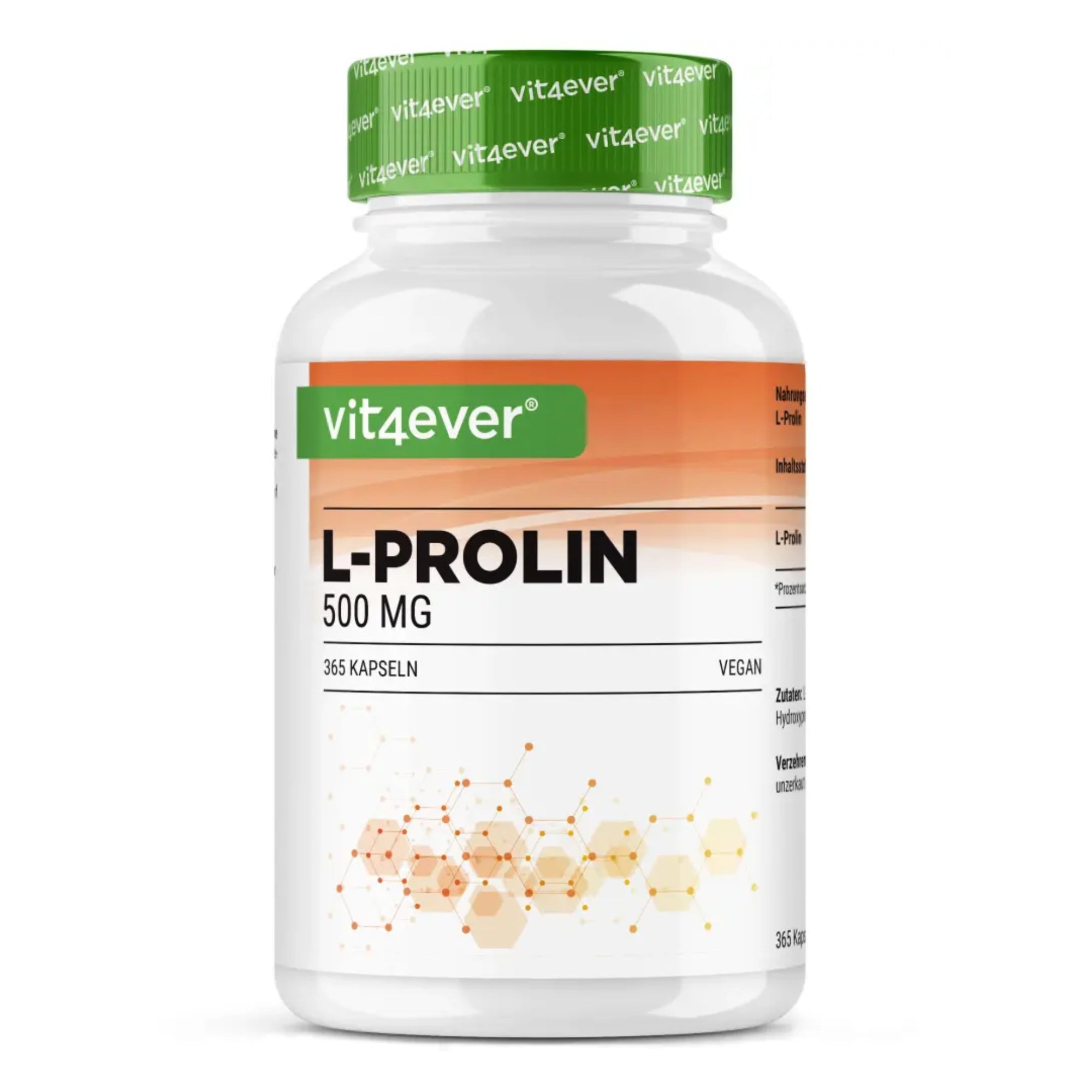 L-Prolin 500mg Vit4ever