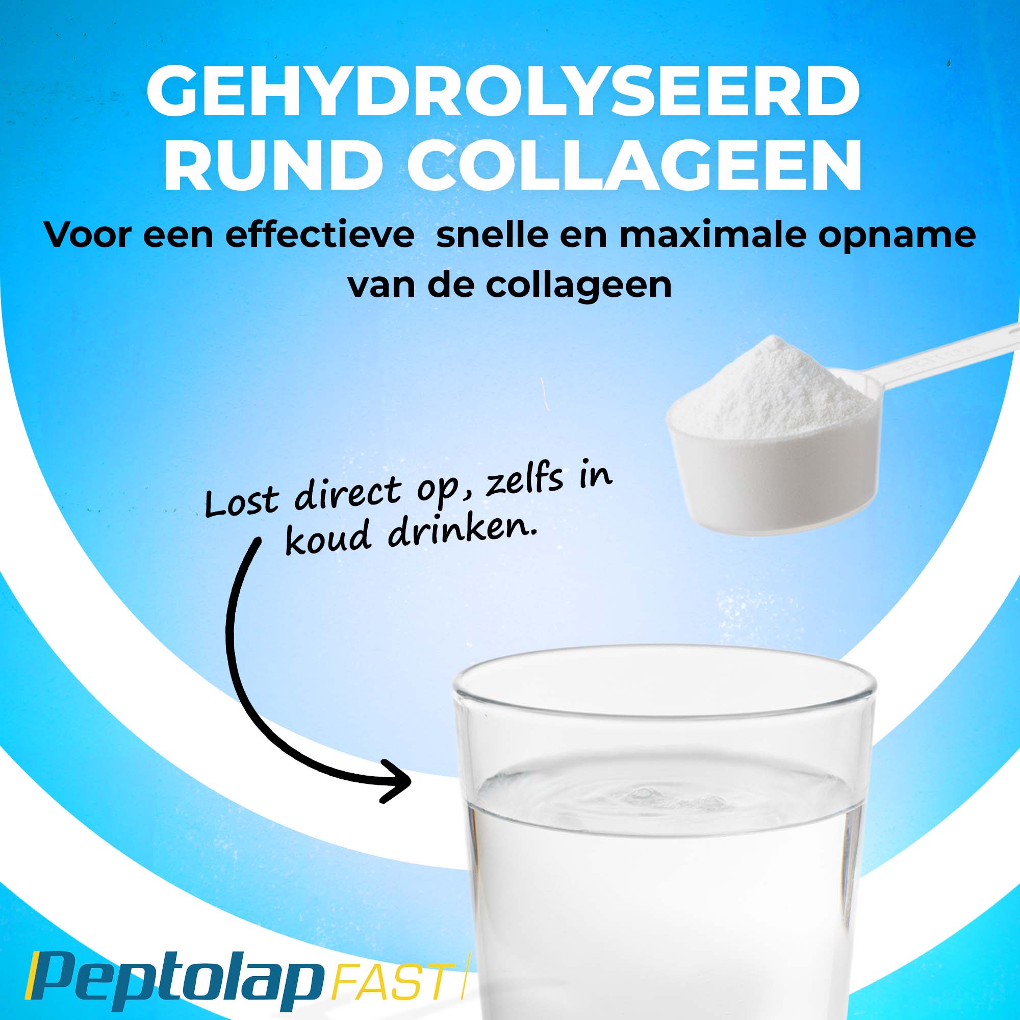 Peptolap Fast hydrolysiertes Halal Kollagenpulver Typ I & III | 500 g | LUTO Supplements