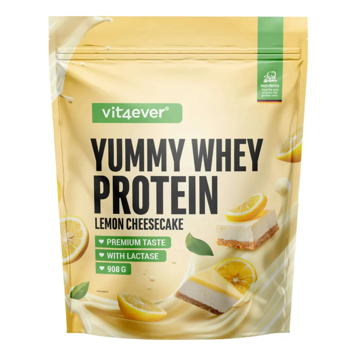 Vit4ever Yummy Whey Protein Lemon Cheesecake - 908 g