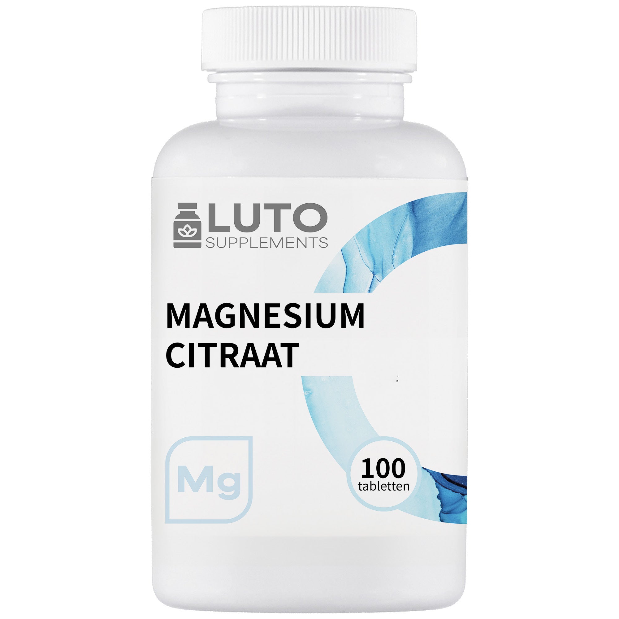 LUTO Supplements Magnesium Citraat 100 tabletten elementair magnesium | kopen in Nederland en België
