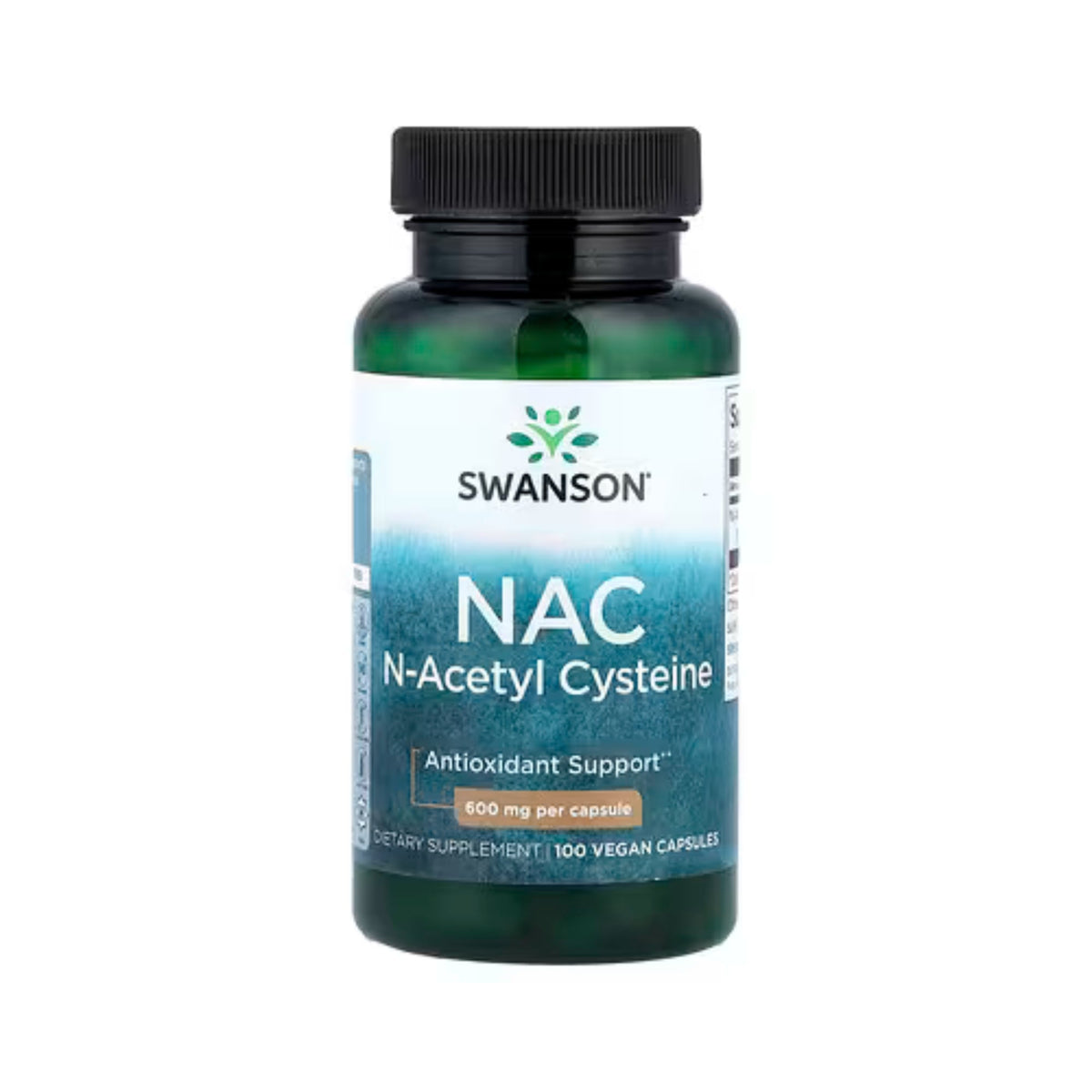 Swanson N-Acetyl-Cystein (NAC) 600 mg 100 vegane Kapseln – Aminosäuren-Präparat | kaufen in Deutschland und Österreich