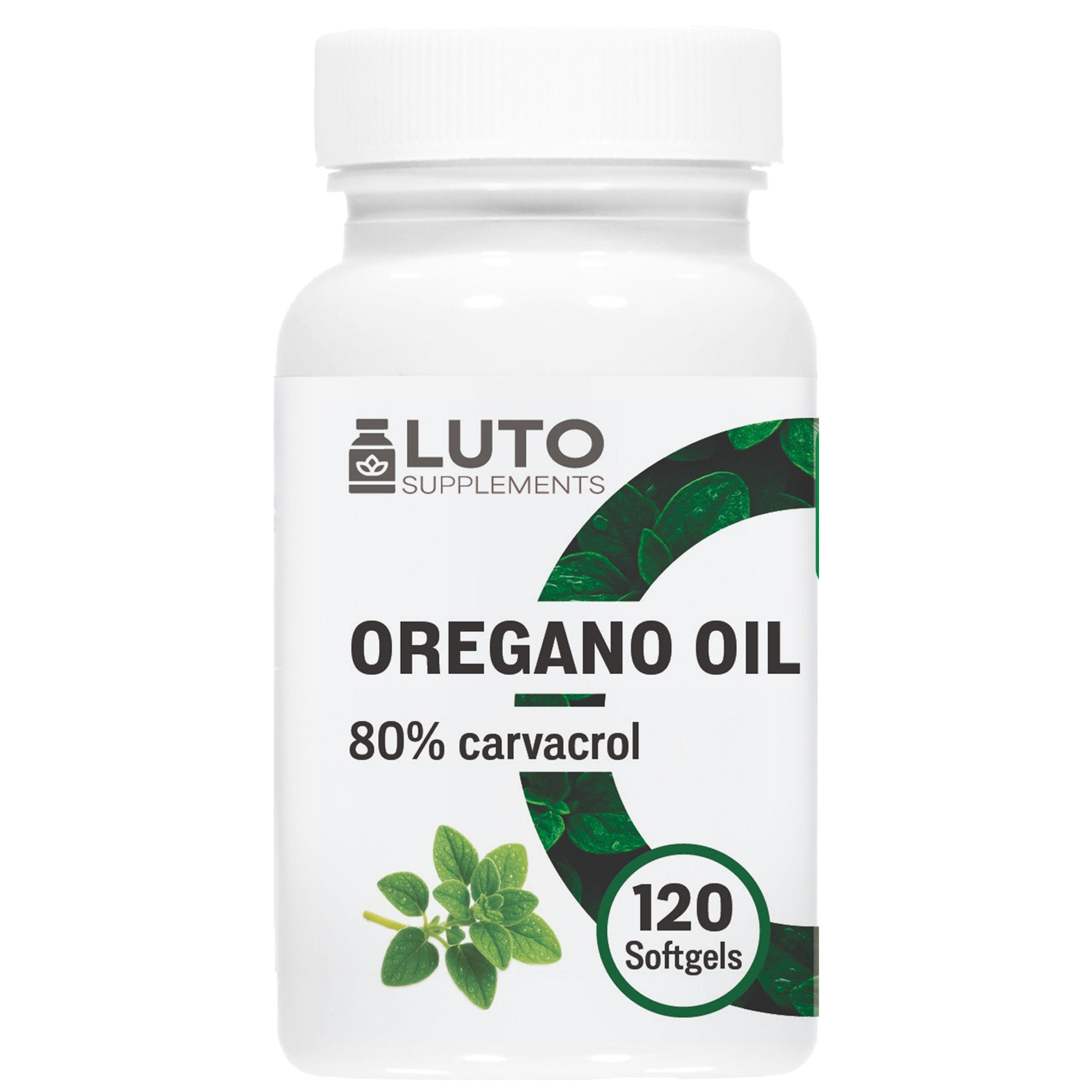 Oregano Öl 150 mg 80% Carvacrol | 120 Kapseln | LUTO Supplements