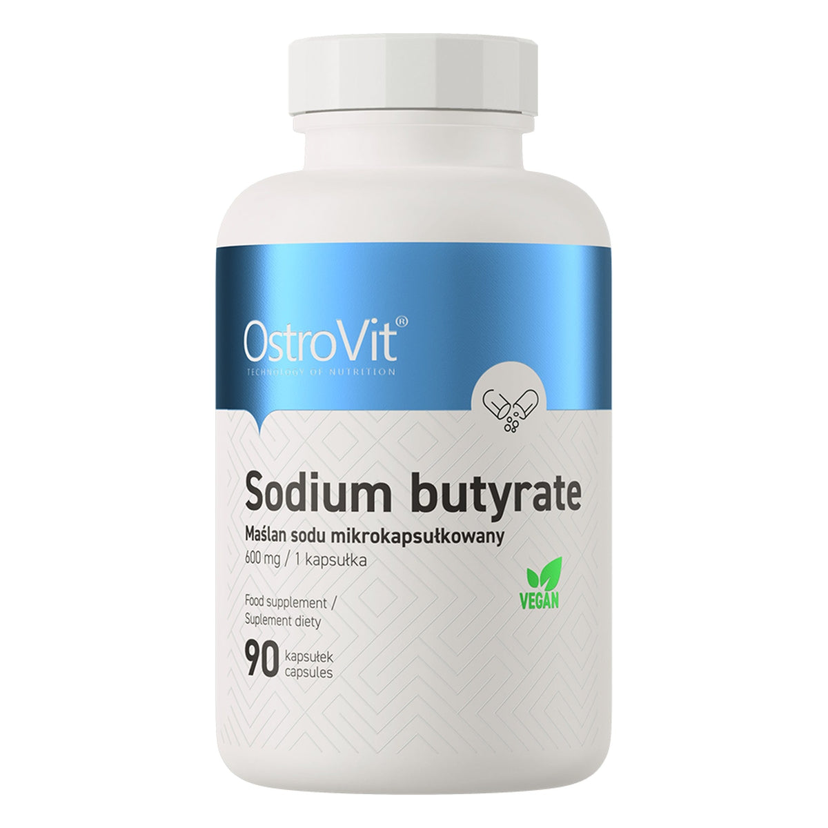 Sodium Butyrate 600mg - 90 Kapseln - OstroVit