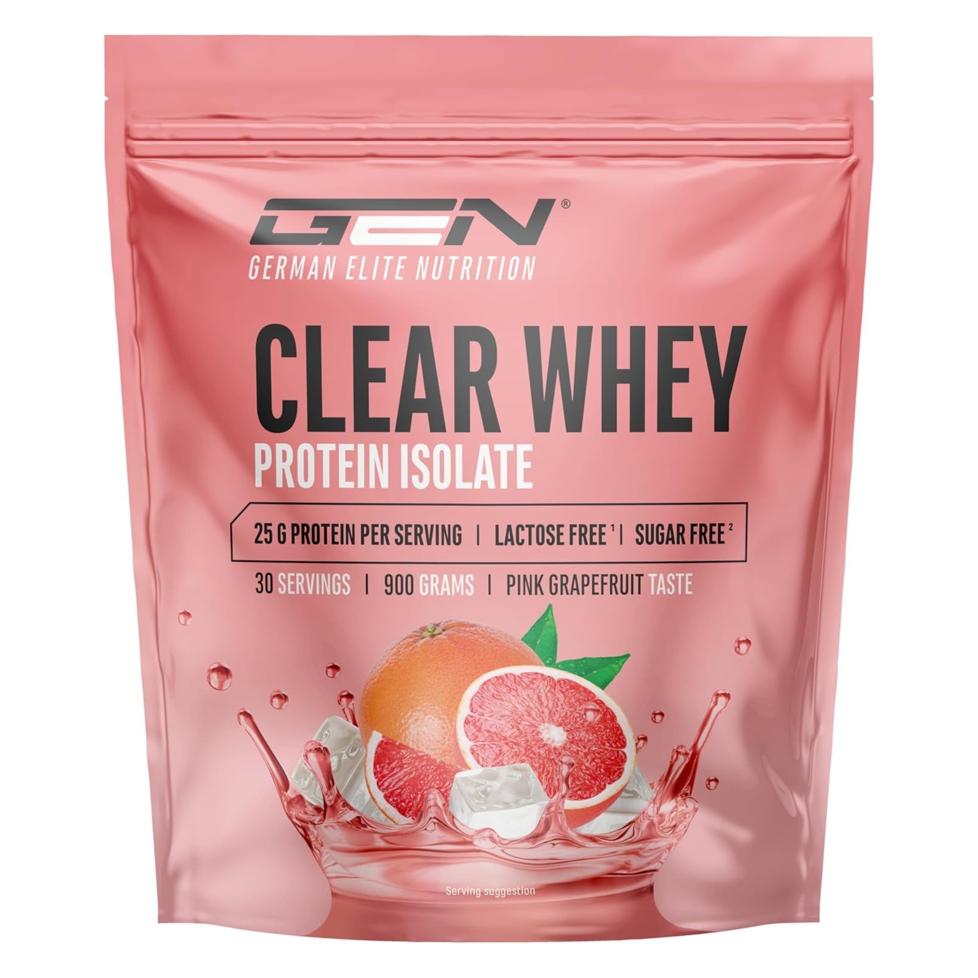 Clear Whey Protein Isolate Pink Grapefruit | 900 g | German Elite Nutrition