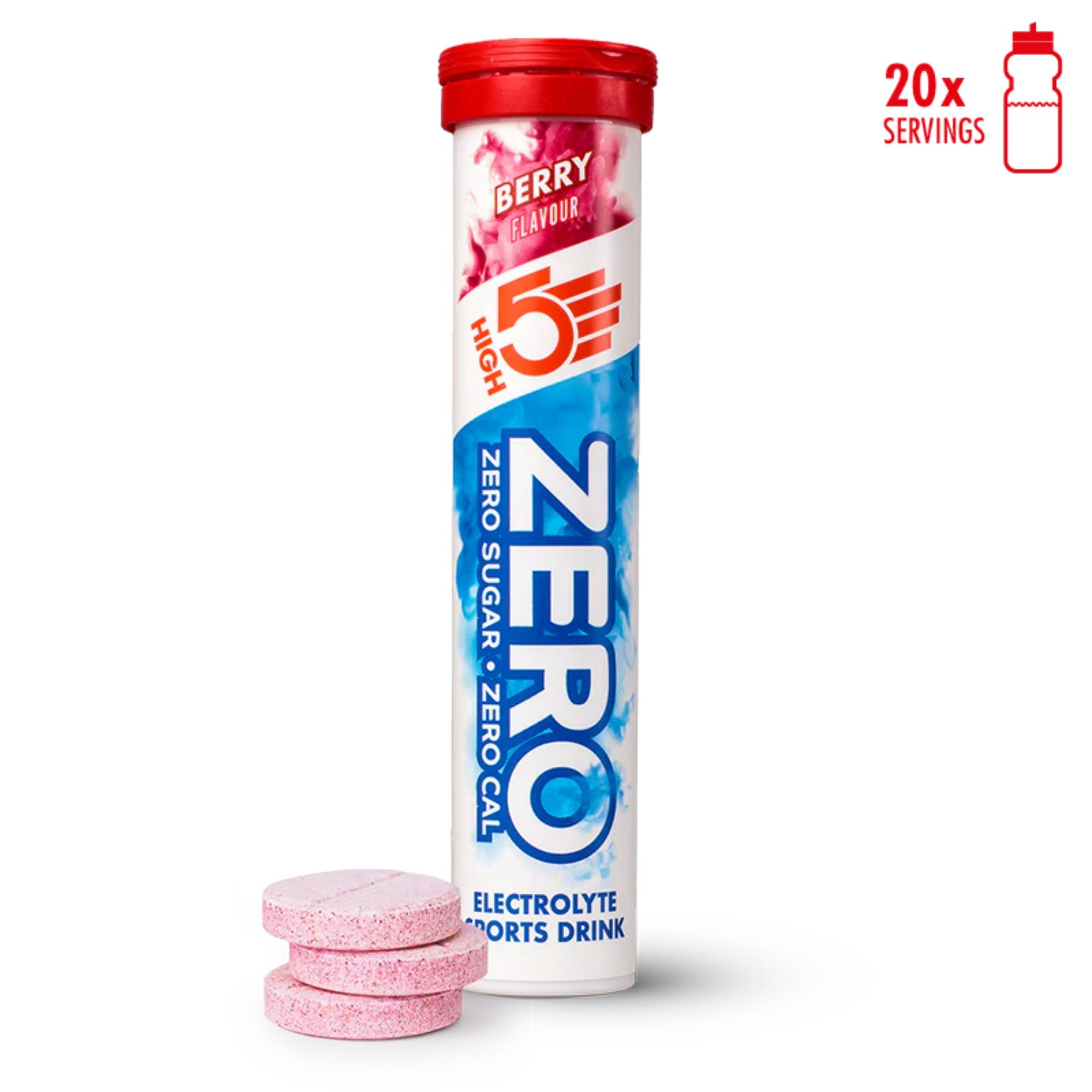 HIGH5 ZERO Beere | Elektrolyt-Brausetabletten