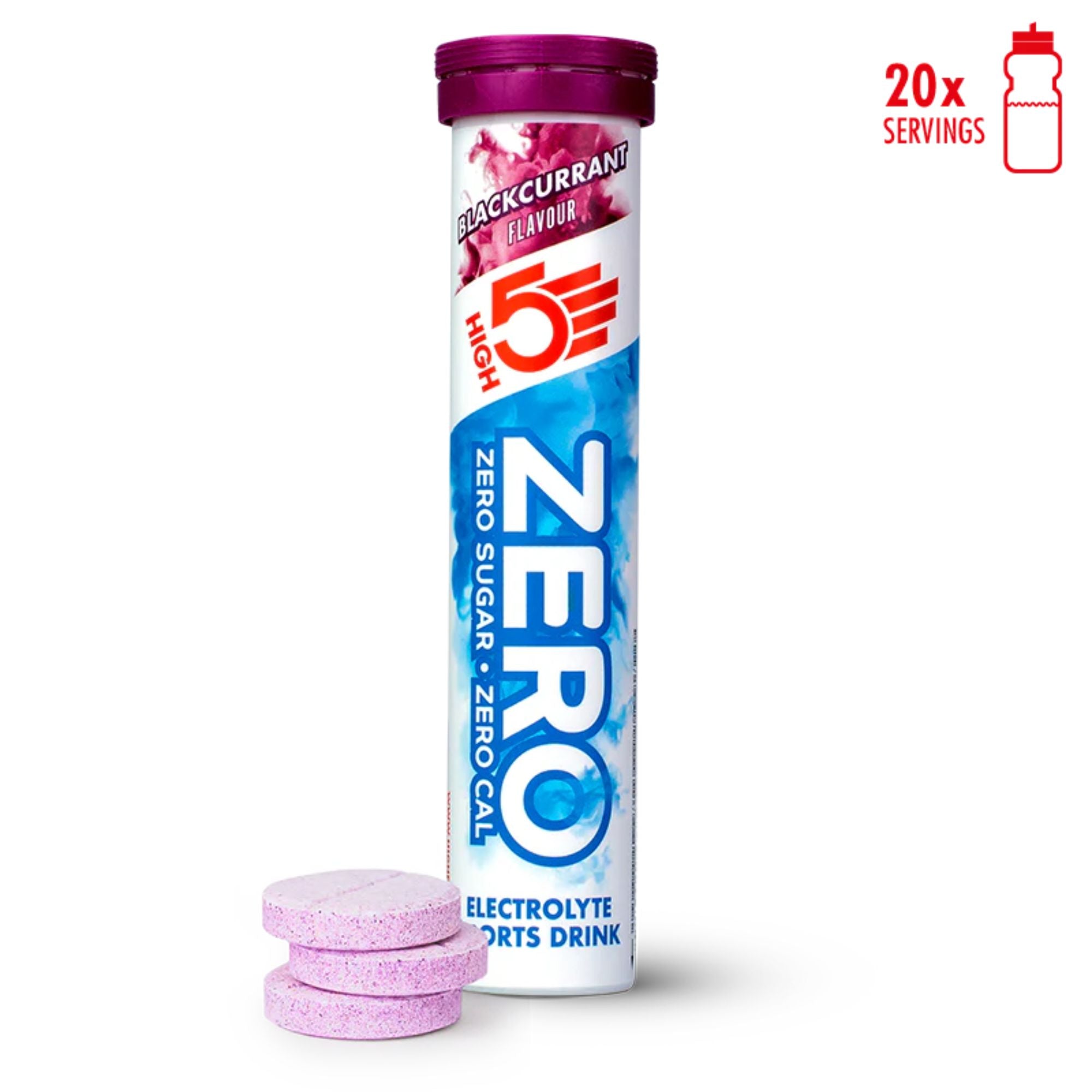 HIGH5 ZERO Schwarze Johannisbeere | Elektrolyt-Brausetabletten
