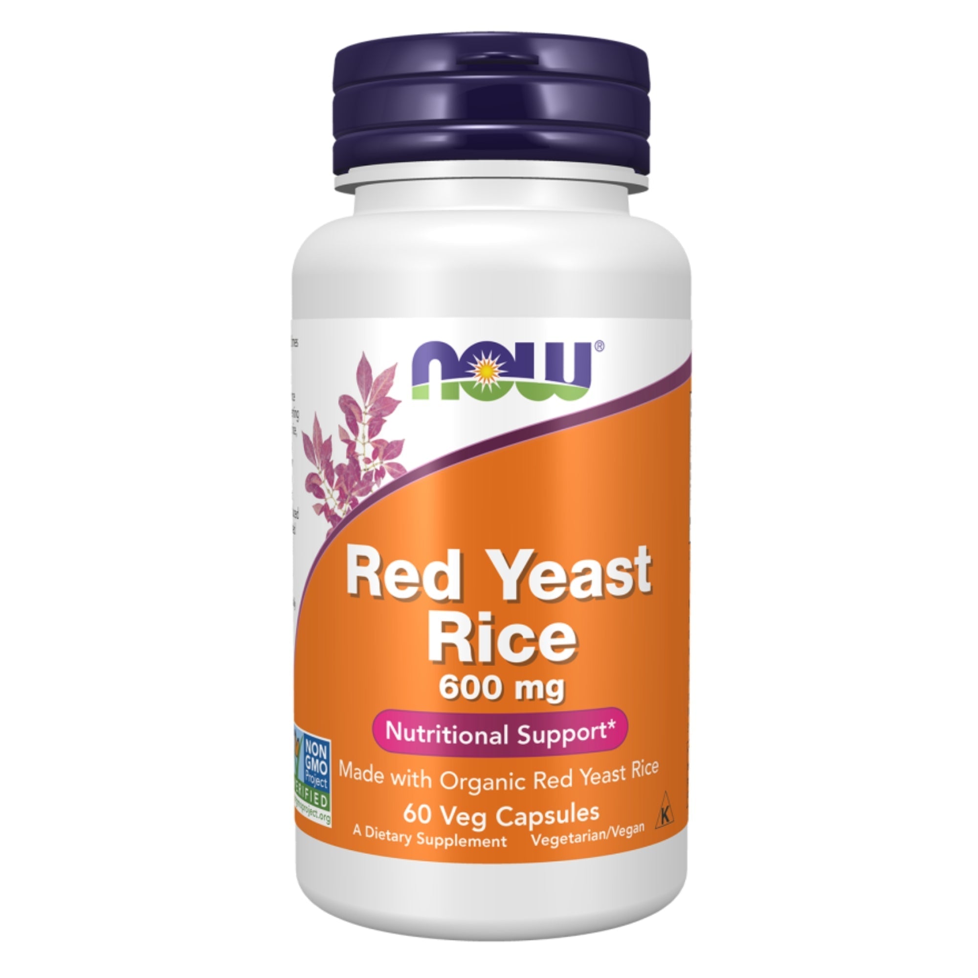 Roter Reishefe 600 mg | 60 vegane Kapseln | NOW Foods