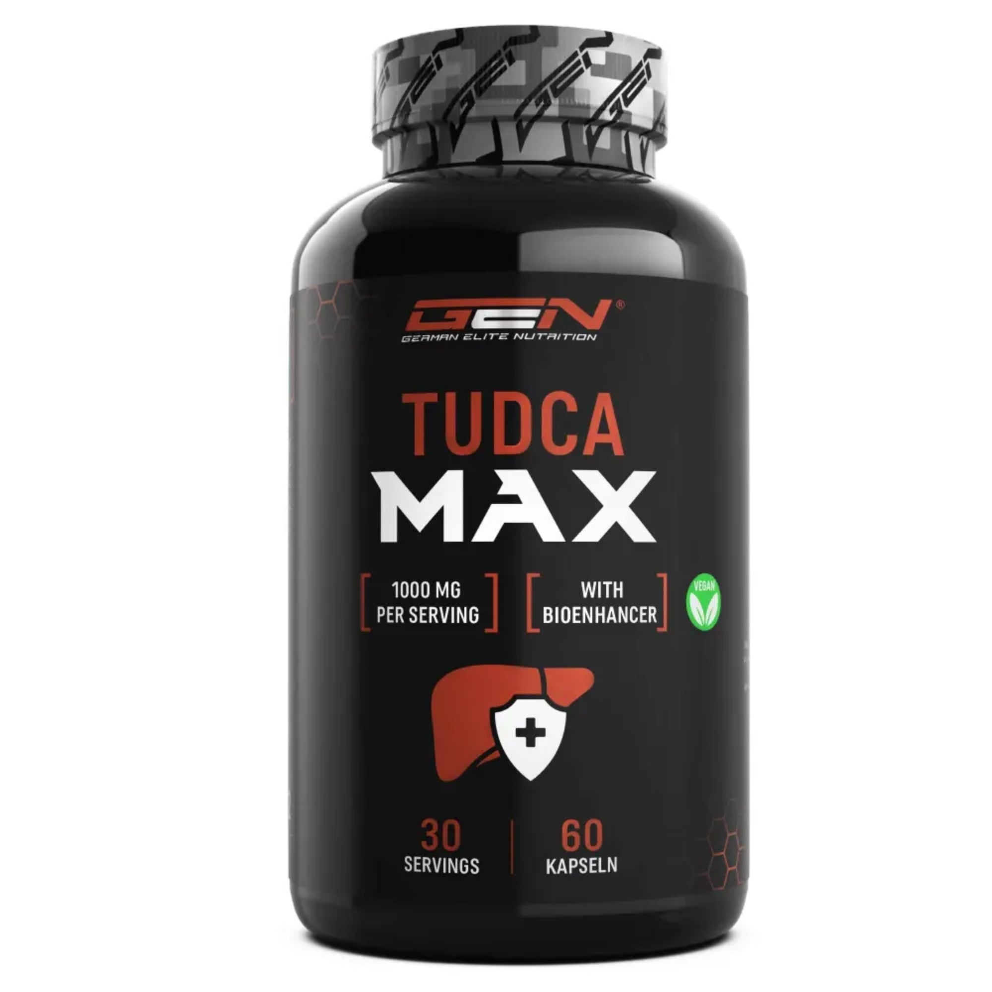 TUDCA (Tauroursodeoxycholsäure) 1000mg | 60 Kapseln | German Elite Nutrition