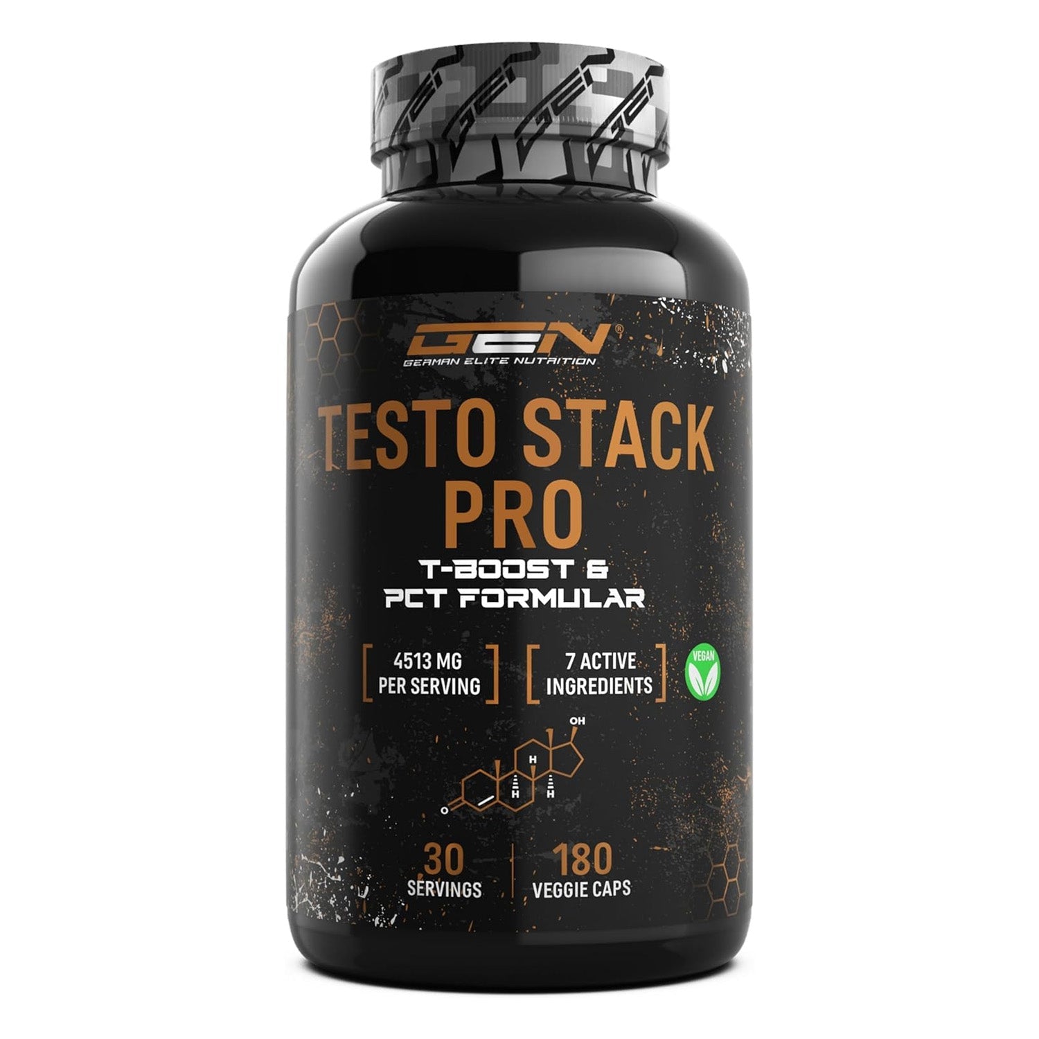 Testo Stack Pro | 180 Kapseln | German Elite Nutrition