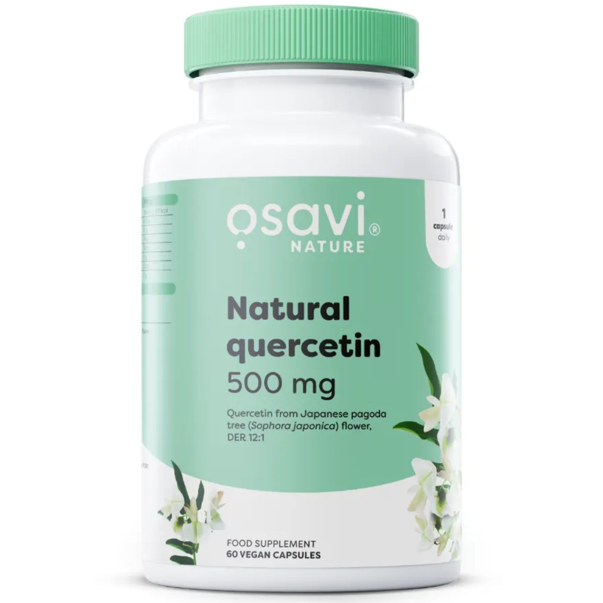 Osavi Quercetin 500mg aus Japanischem Schnurbaum (Sophora japonica) – vegane Kapseln Kräuter-Nahrungsergänzungsmittel