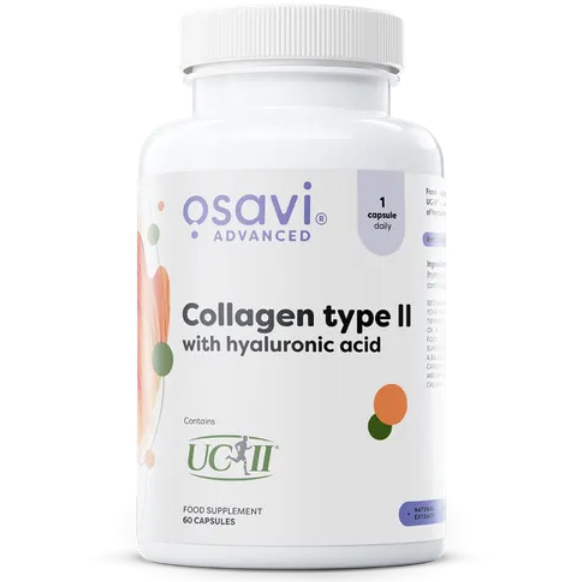 Osavi Kollagen Typ II mit Hyaluronsäure – 60 Kapseln mit UC-II und Vitamin C
