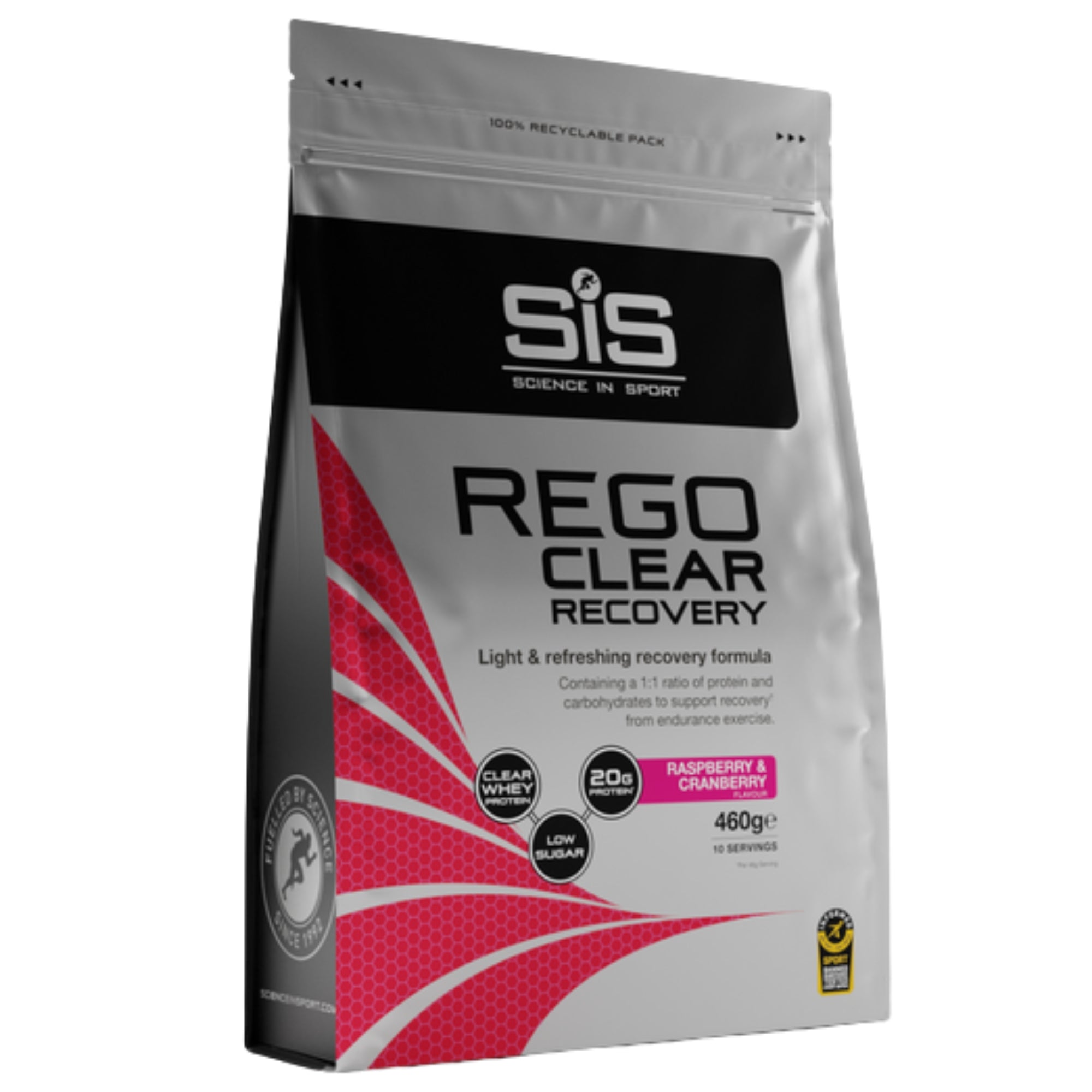 SiS REGO Clear Whey Isolat Protein Recovery Drink | Protein-Limonade | Raspberry & Cranberry