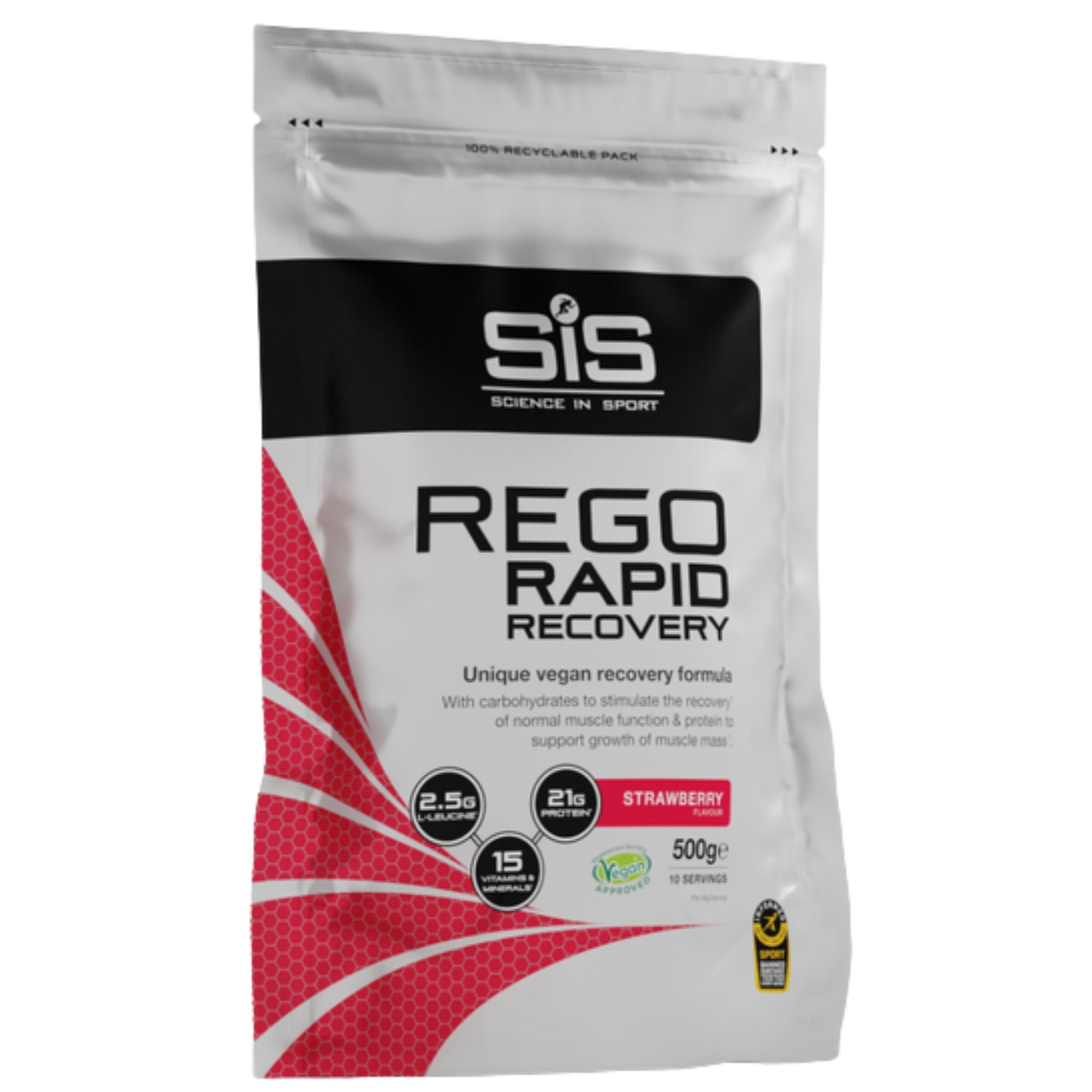 SiS REGO Rapid Recovery Drink Pulver | 20g Protein pro Portion | Erdbeere