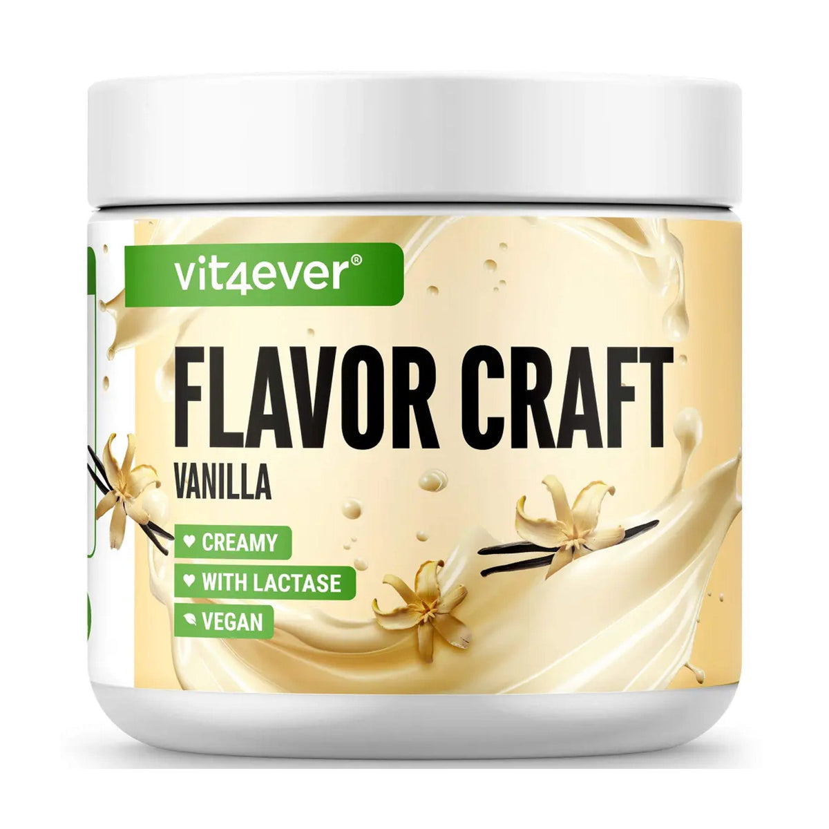 Vit4ever Flavor Craft Vanille Geschmackspulver 250 g