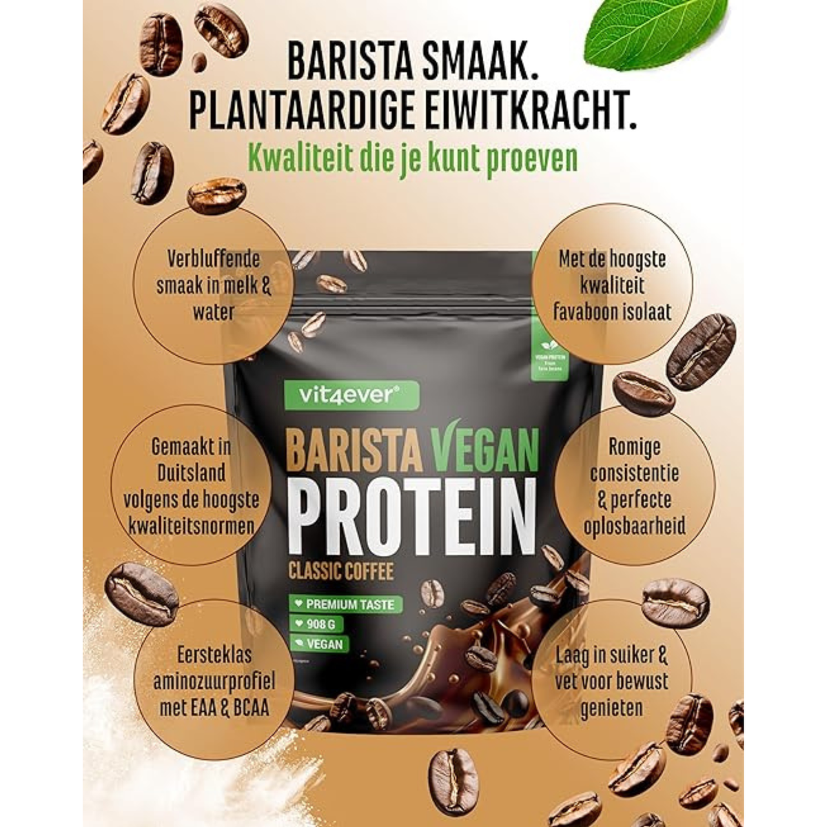 Vegan Barista Whey Classic | 908 g | Vit4ever