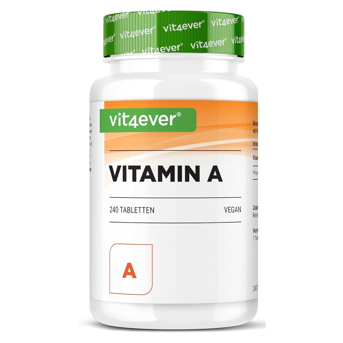 Vitamin A 10.000 IE (Retinylacetat) Vit4ever – Nahrungsergänzungsmittel | kaufen in Deutschland und Österreich