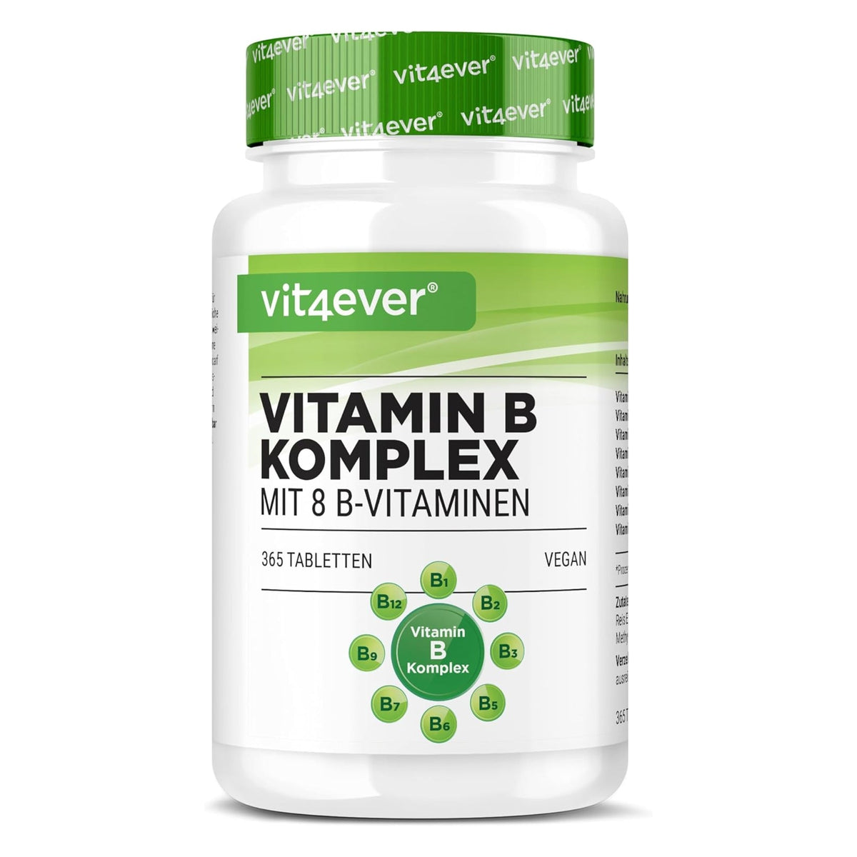 Vitamin B-Komplex Vit4ever – Nahrungsergänzungsmittel | kaufen in Deutschland und Österreich