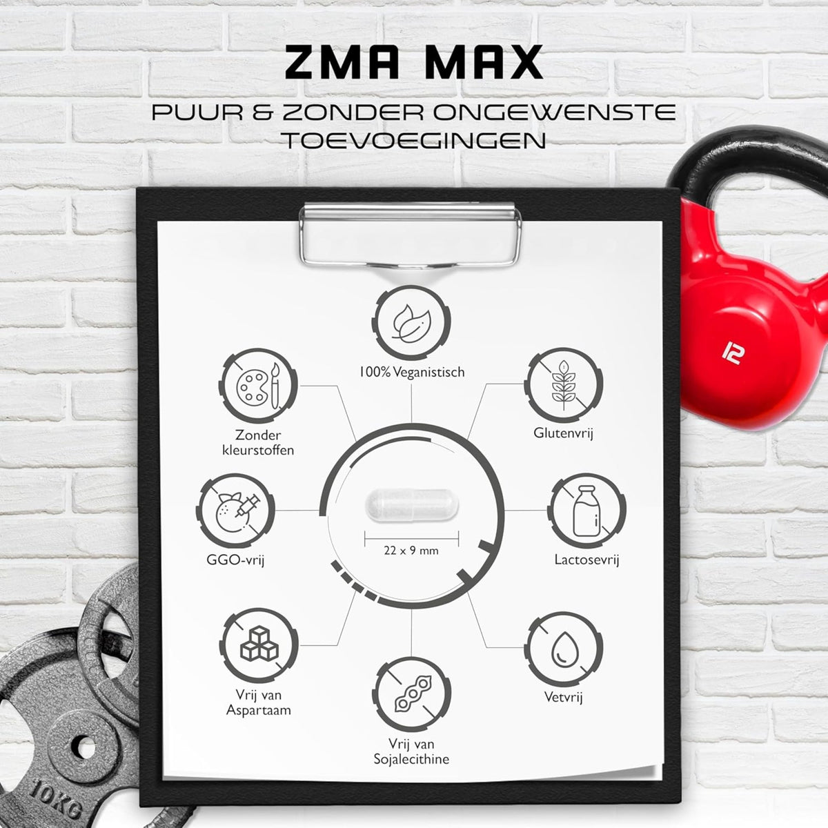 ZMA MAX (Zink, Triple Magnesium & Vitamin B6) | 180 Kapseln | German Elite Nutrition