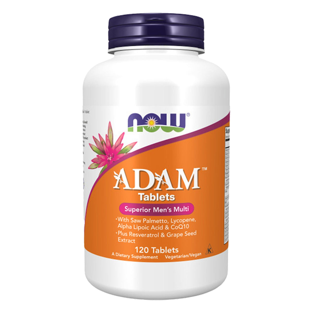 ADAM Multivitamin für Männer | 120 Tabletten | NOW Foods