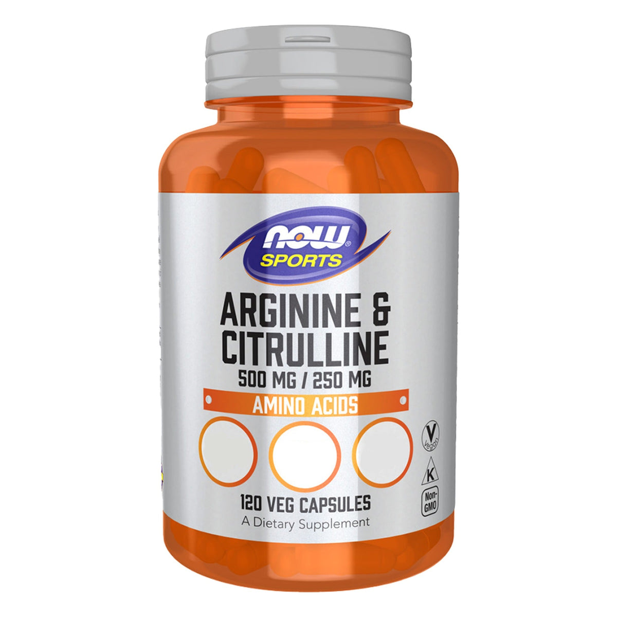 Arginin & Citrullin | 120 Kapseln | NOW Foods