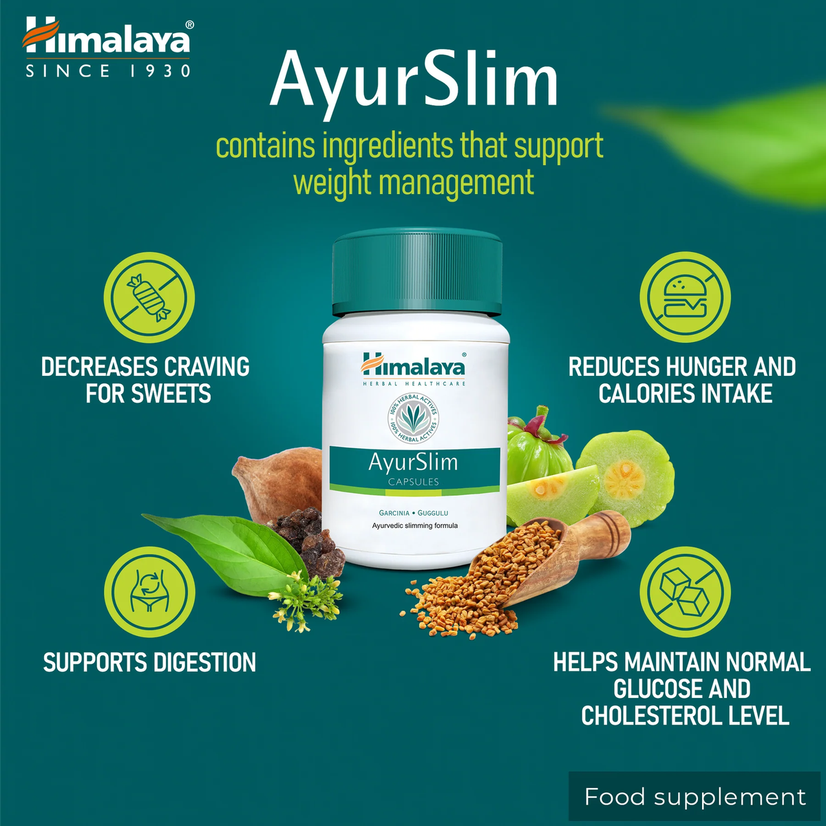 AyurSlim | 60 Kapseln | Himalaya
