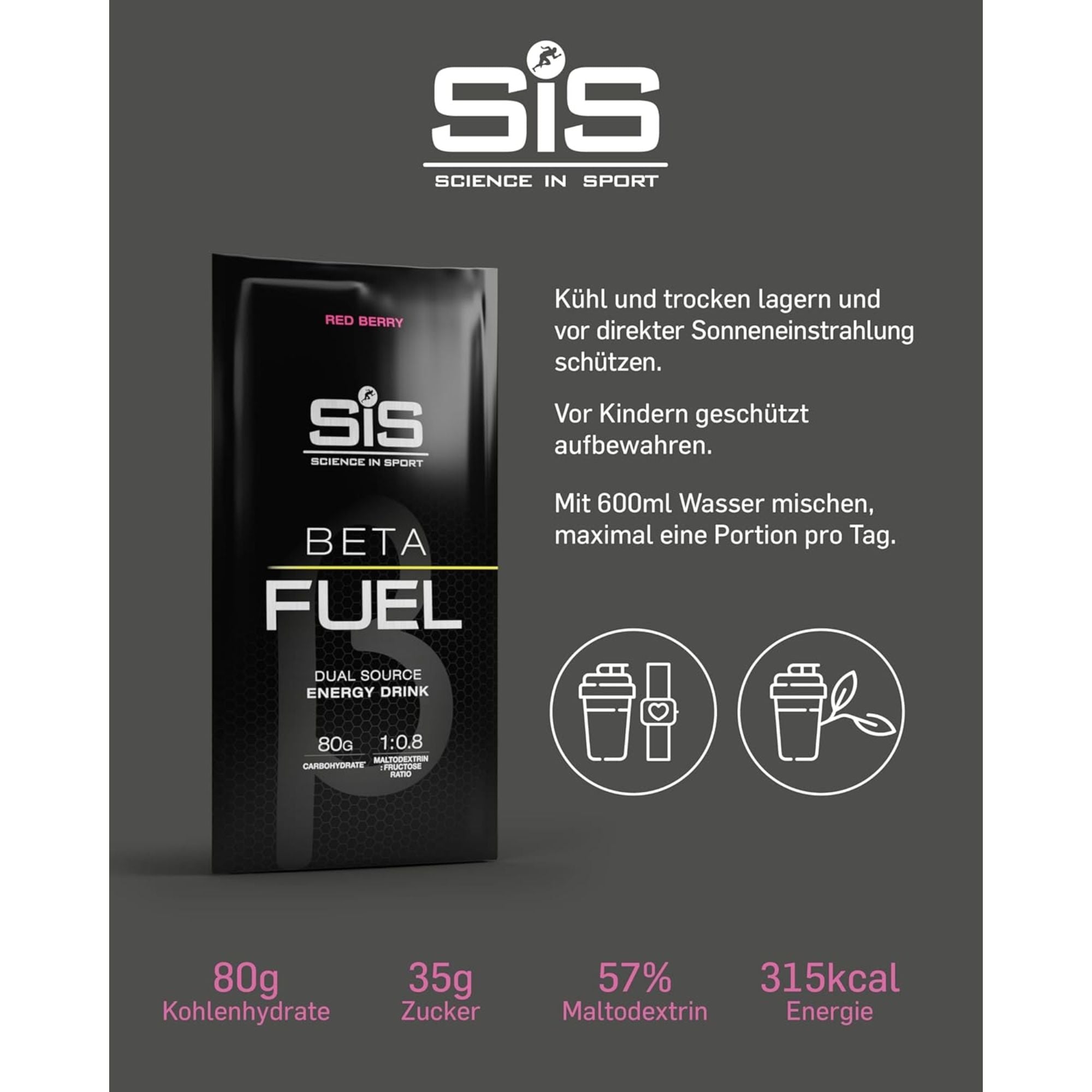 SiS Beta Fuel 80 Sachet | Red Berry