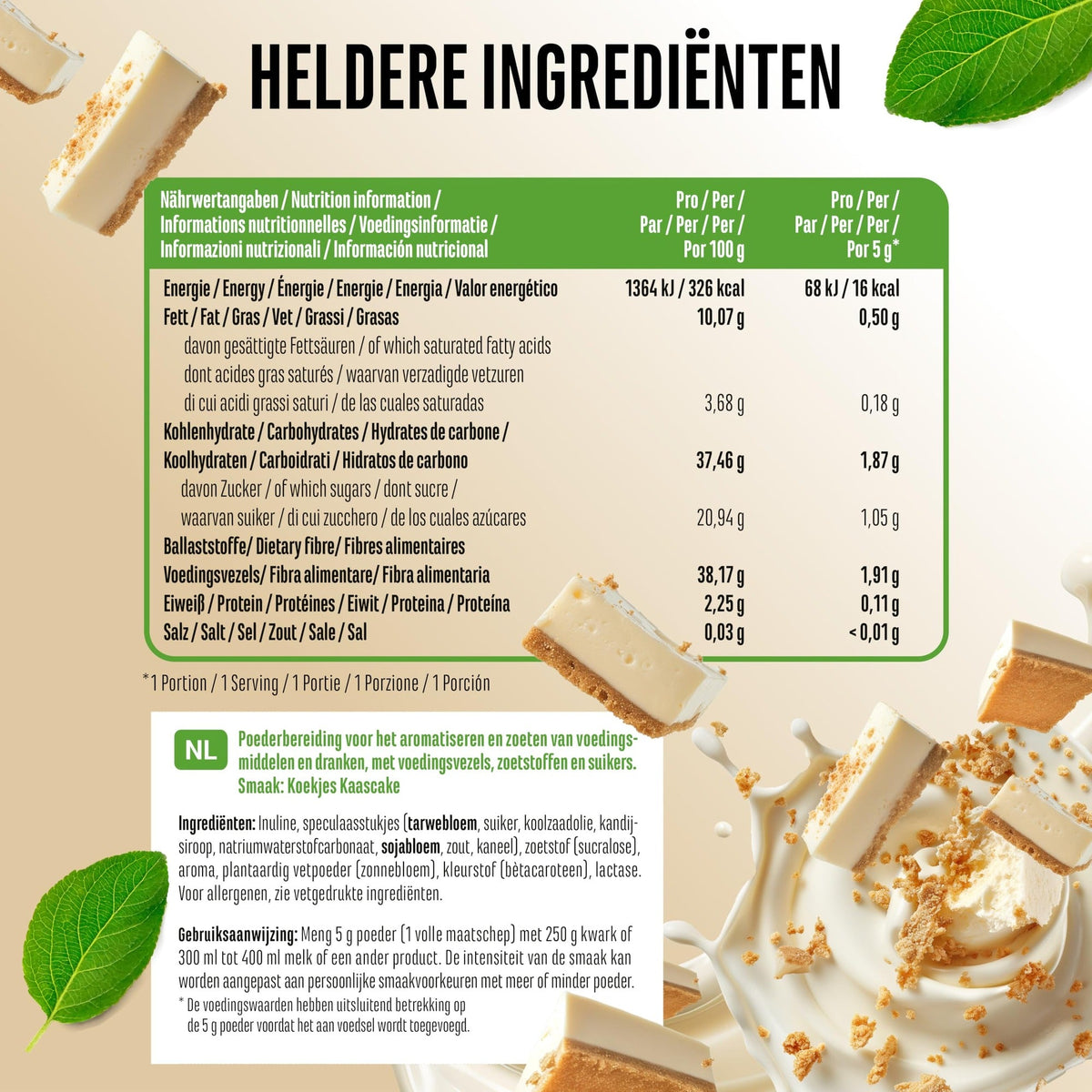 Flavor Craft Biscuit Cheesecake Geschmackspulver | 250g | Vit4ever