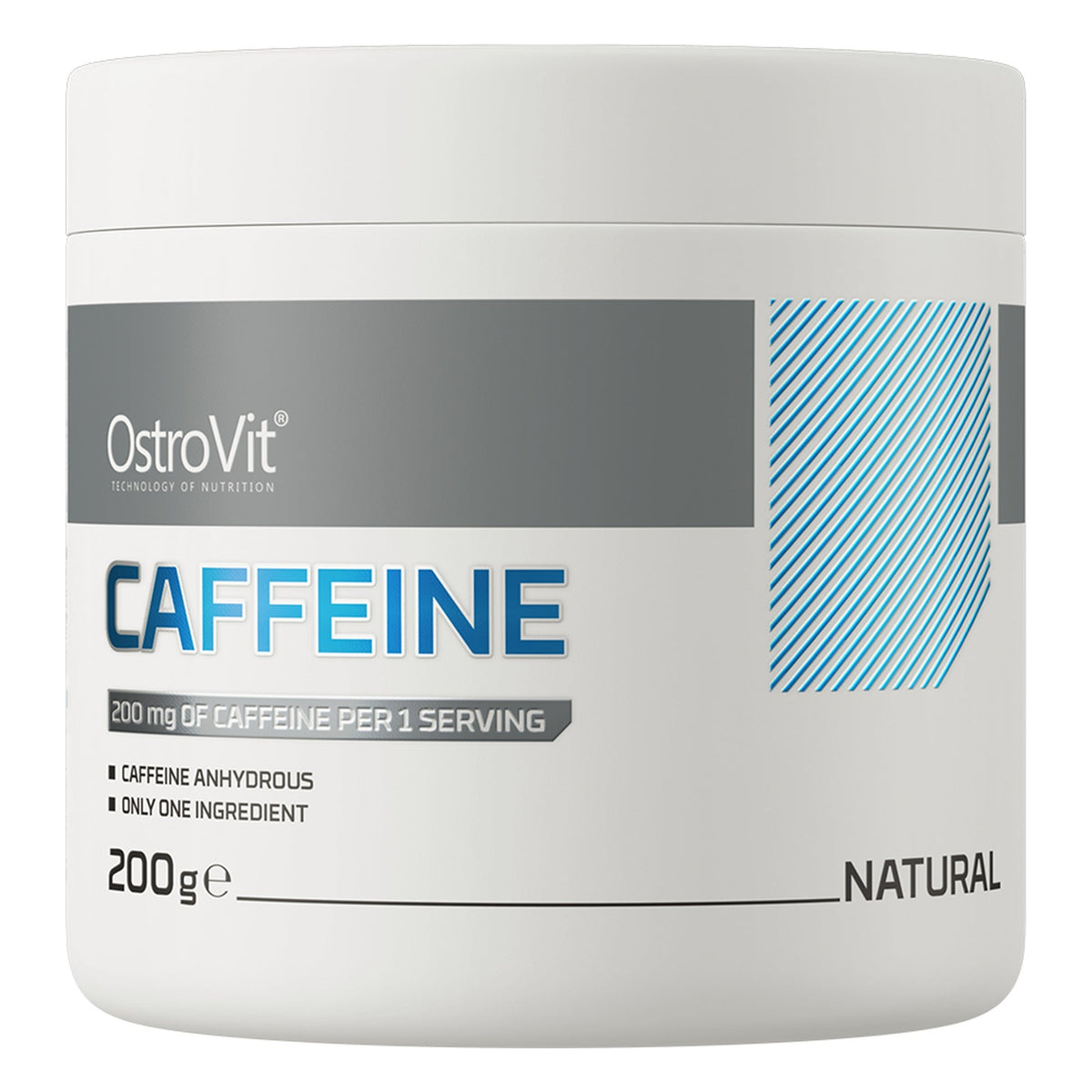 Koffein Pulver Natural | 200 Gramm | OstroVit