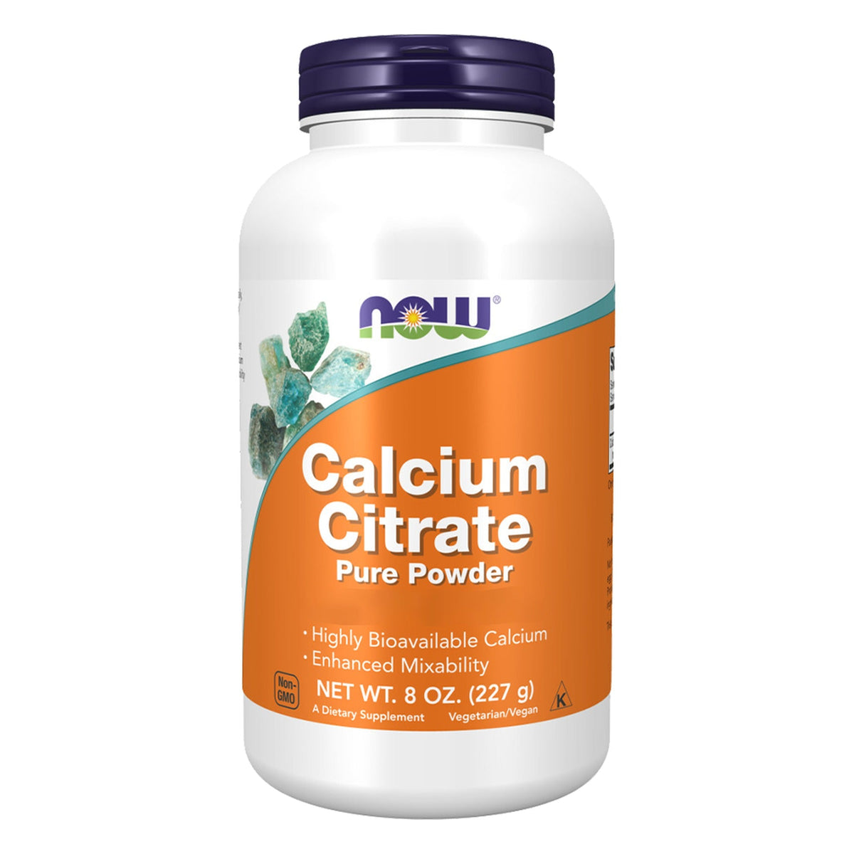 Calciumcitrat Reines Pulver | 227 Gramm | NOW Foods