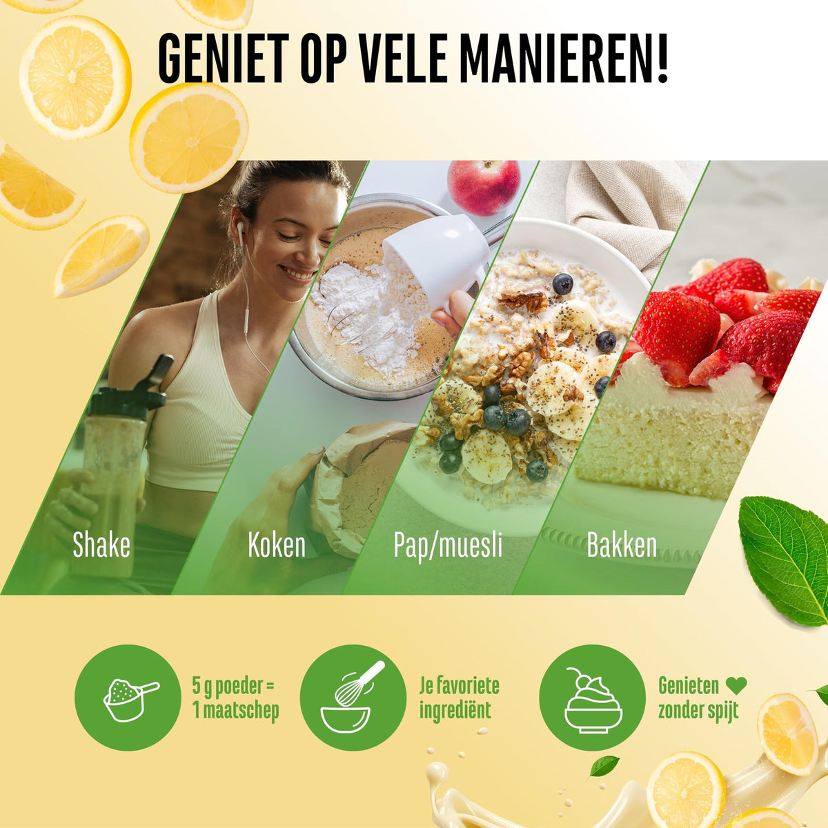 Flavor Craft Zitronensorbet Geschmackspulver | 250g | Vit4ever