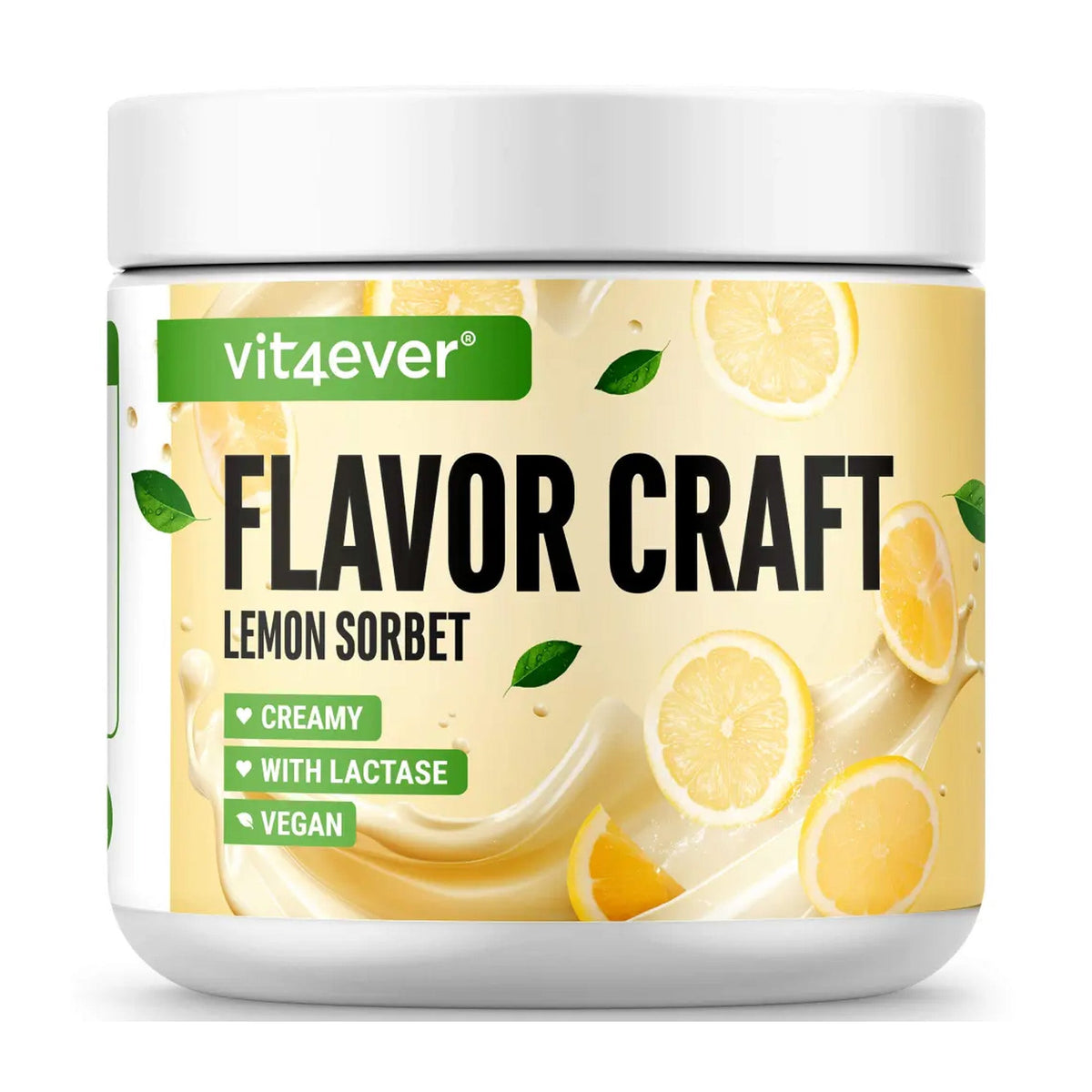 Vit4ever Flavor Craft Zitronensorbet Geschmackspulver 250g