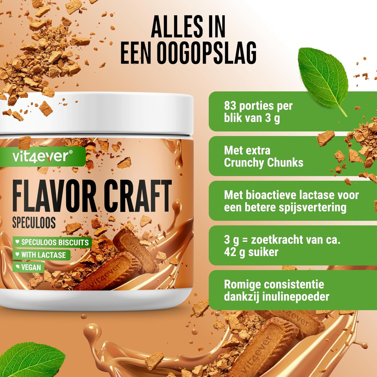 Flavor Craft Spekulatius Geschmackspulver | 250 g | Vit4ever