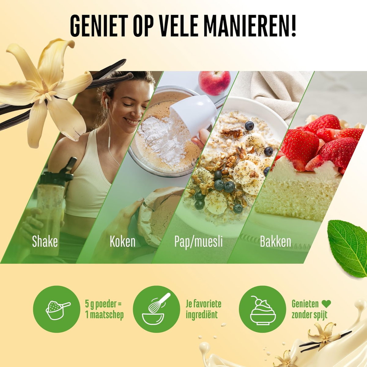 Flavor Craft Vanille Geschmackspulver | 250 g | Vit4ever