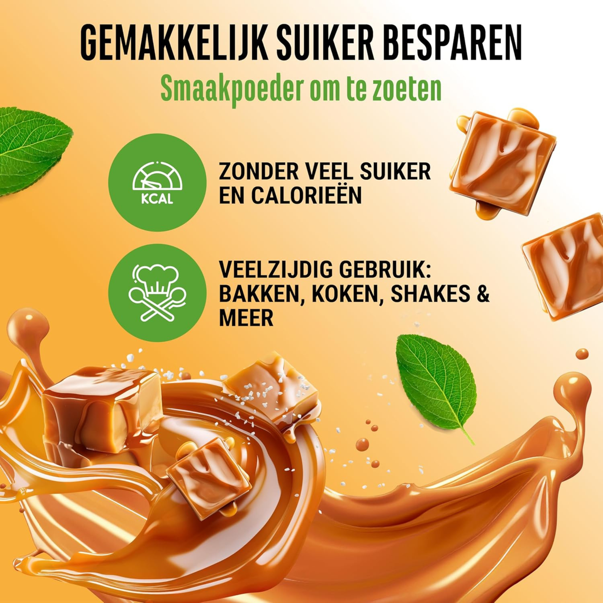 Flavor Craft Gesalzenes Karamell Geschmackspulver | 250 g | Vit4ever