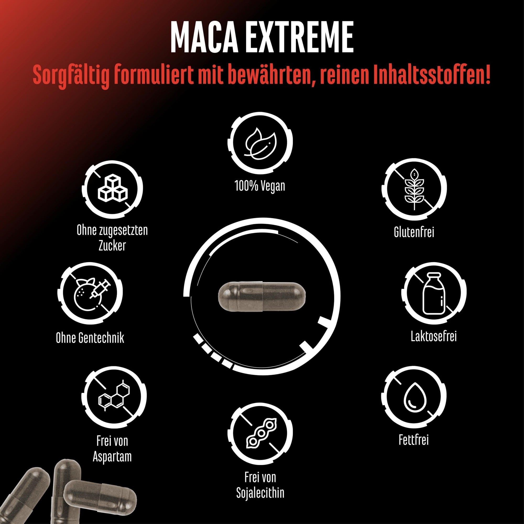 Maca Extreme 365 Kapseln - Inhaltsstoffe