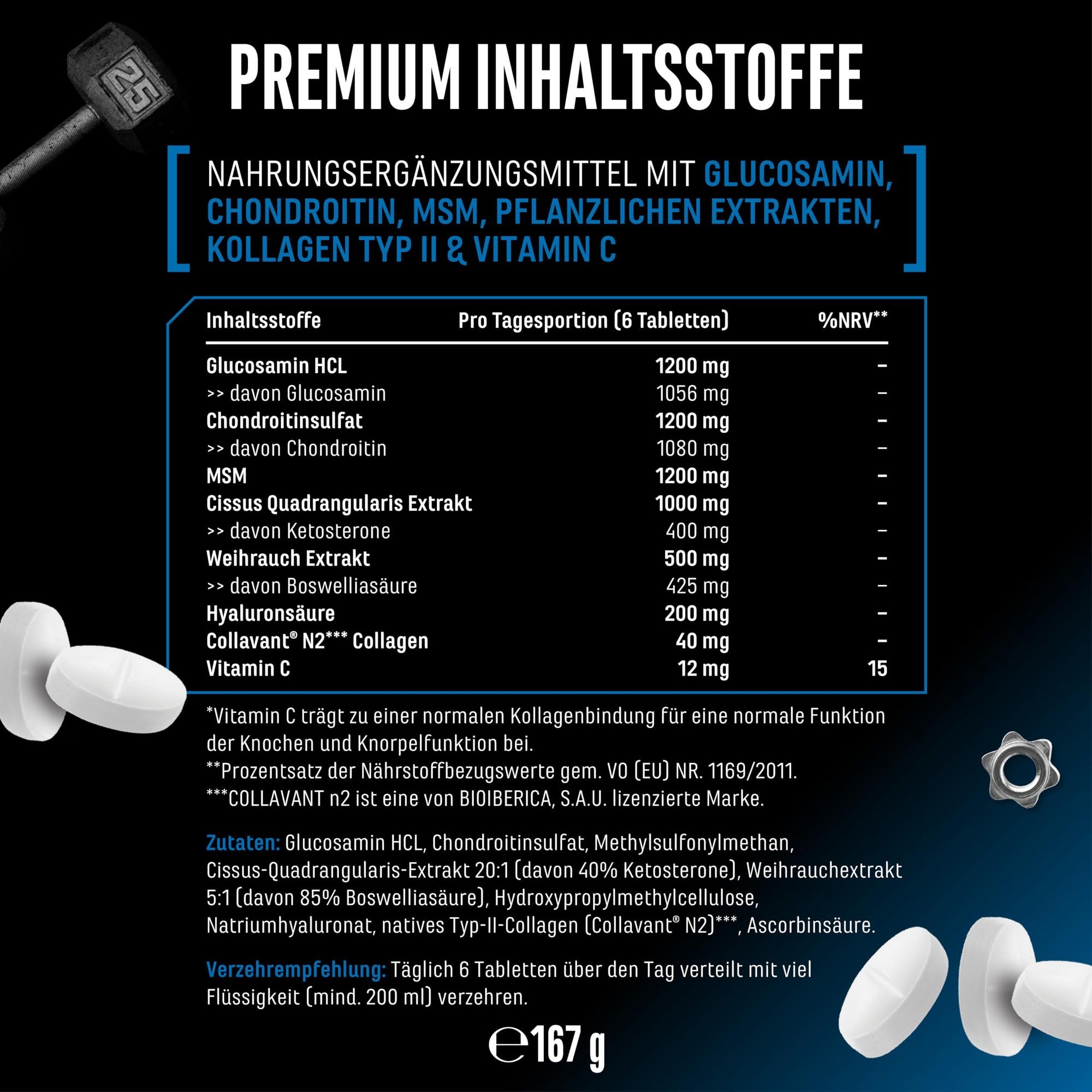 Joint Essentials 180 Tabletten - Anwendung