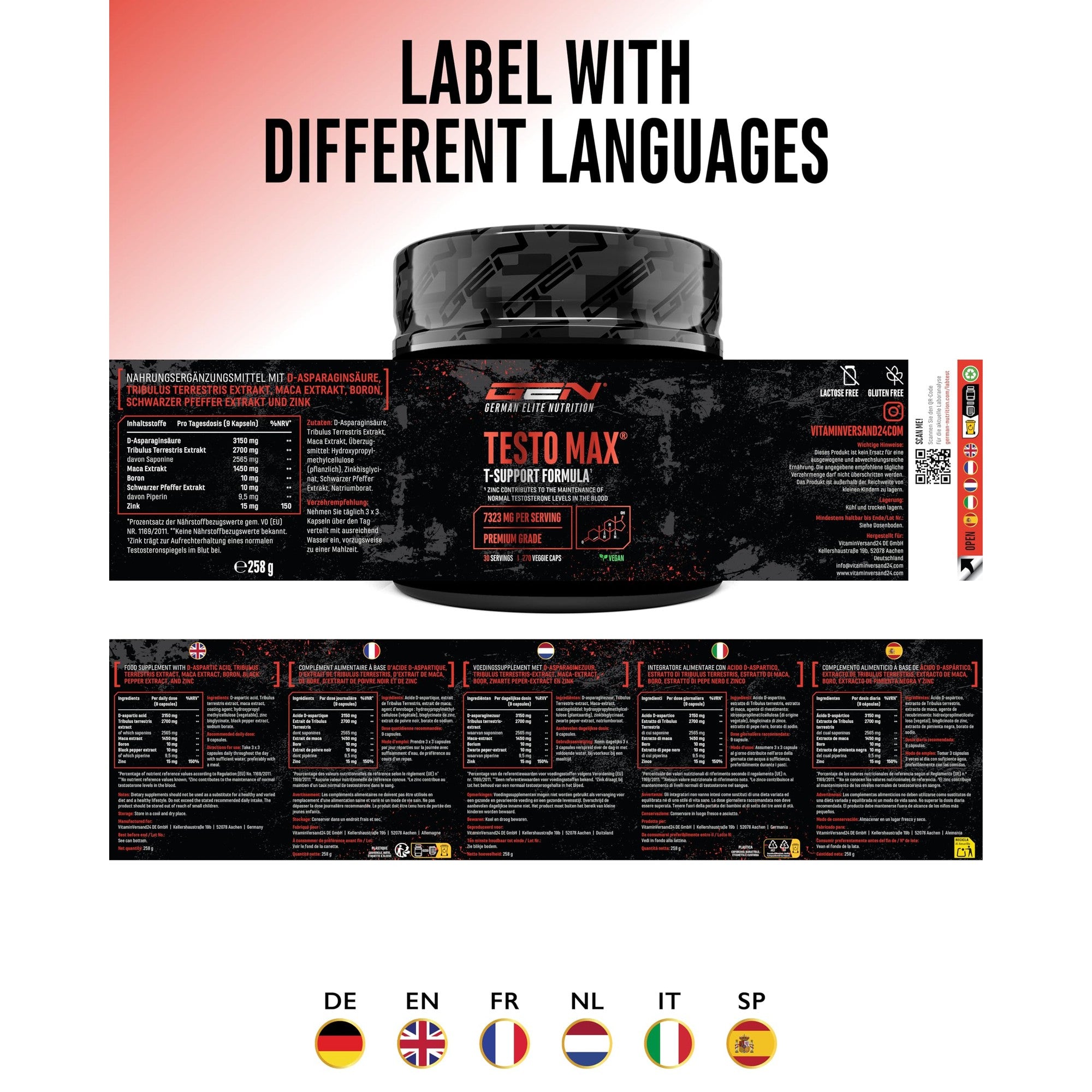 Testo Max 270 Kapseln - Produktdetails