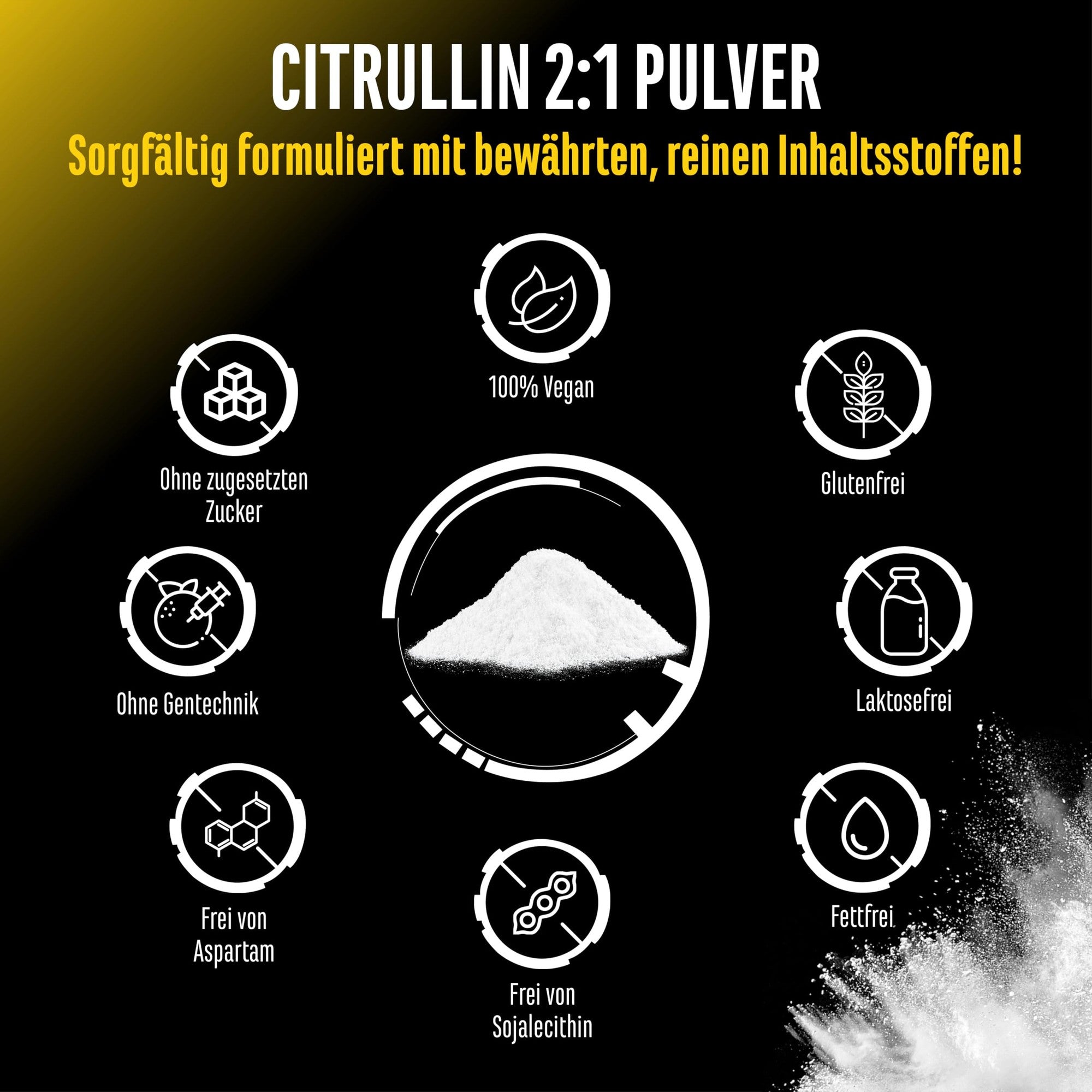 L-Citrullin DL-Malat 2:1 Pulver 500g – Wirkstoffe & Dosierung