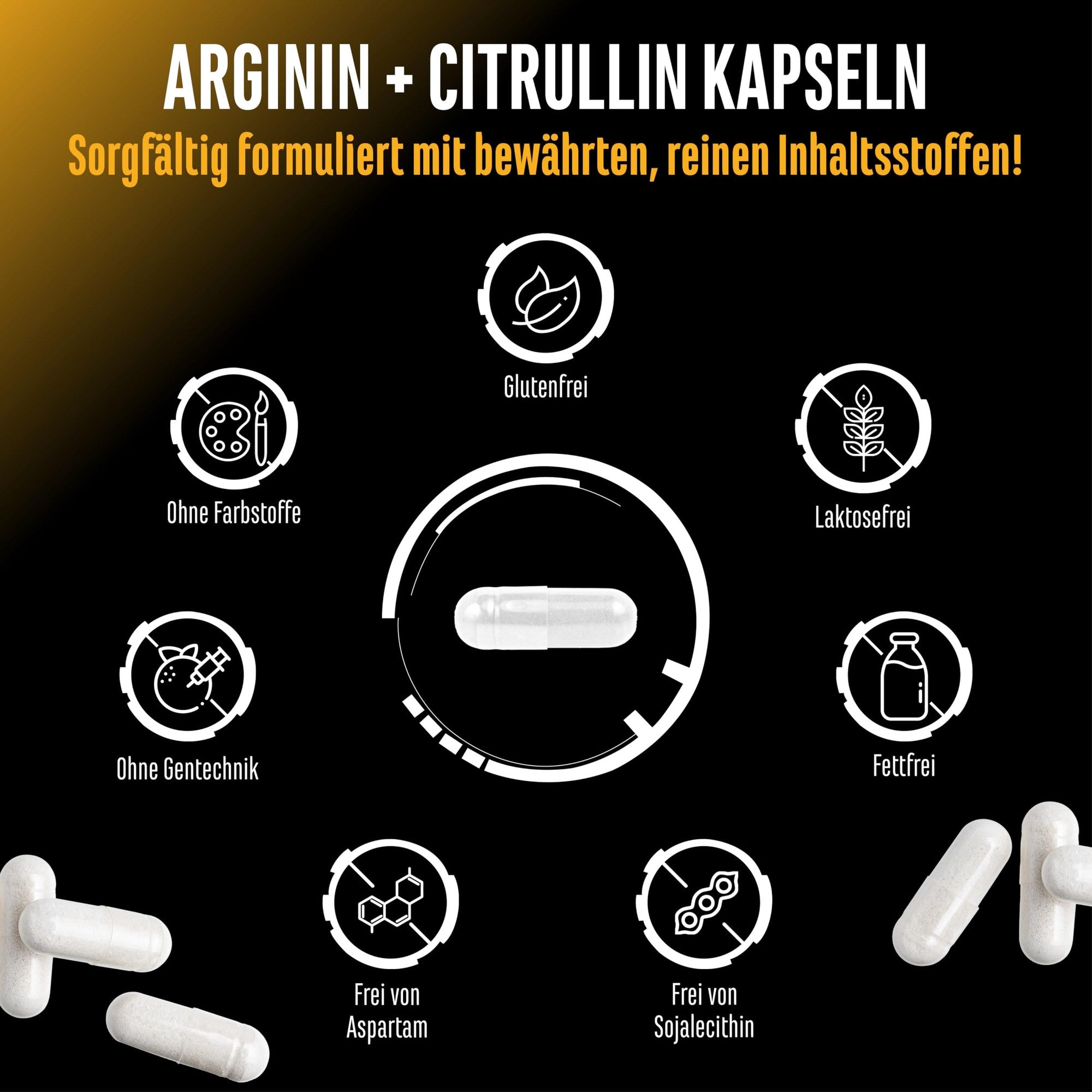 GEN L-Arginin + L-Citrullin 6600mg 320 Kapseln – Wirkstoffe & Dosierung