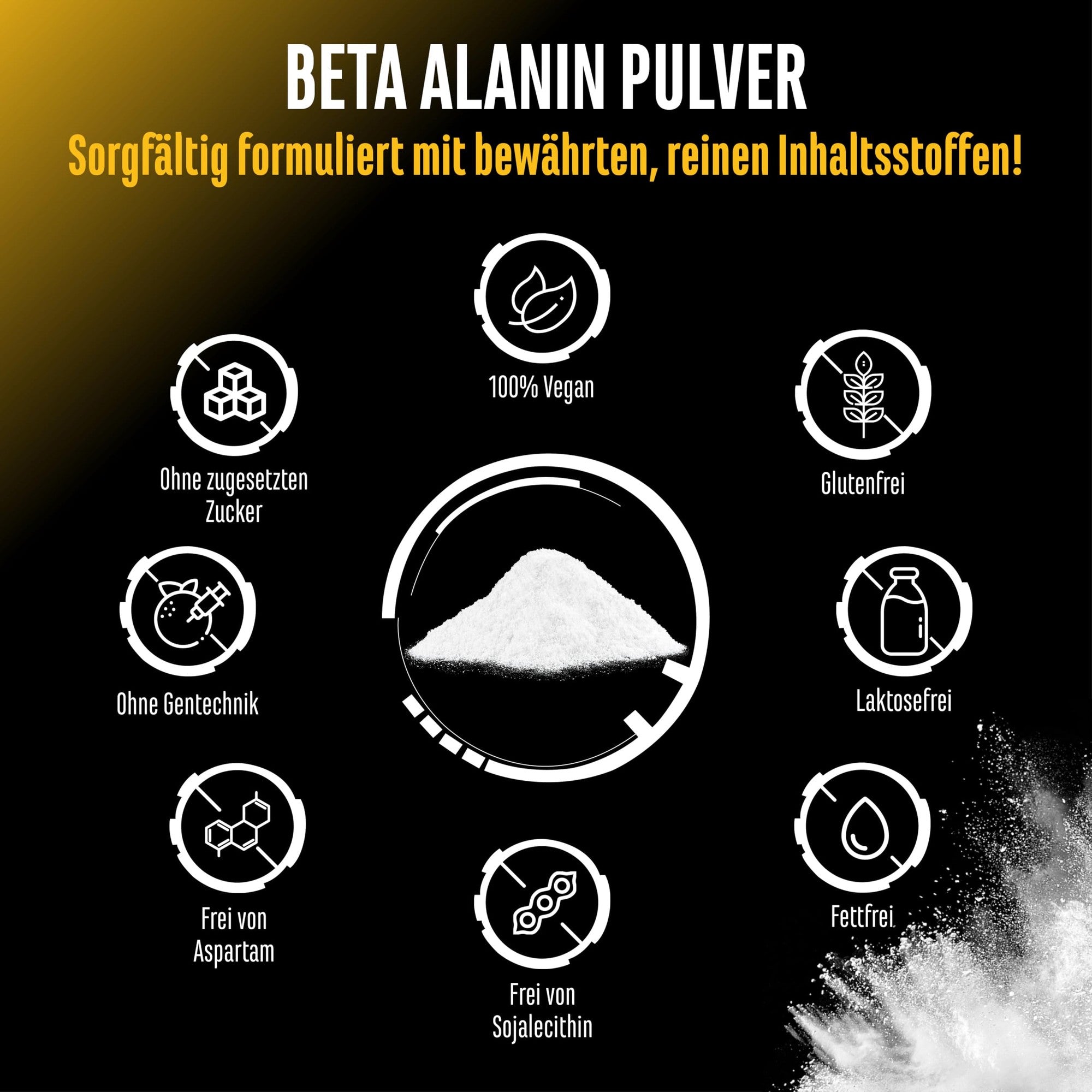 Beta-Alanin Pulver 500g – Wirkstoffe & Dosierung