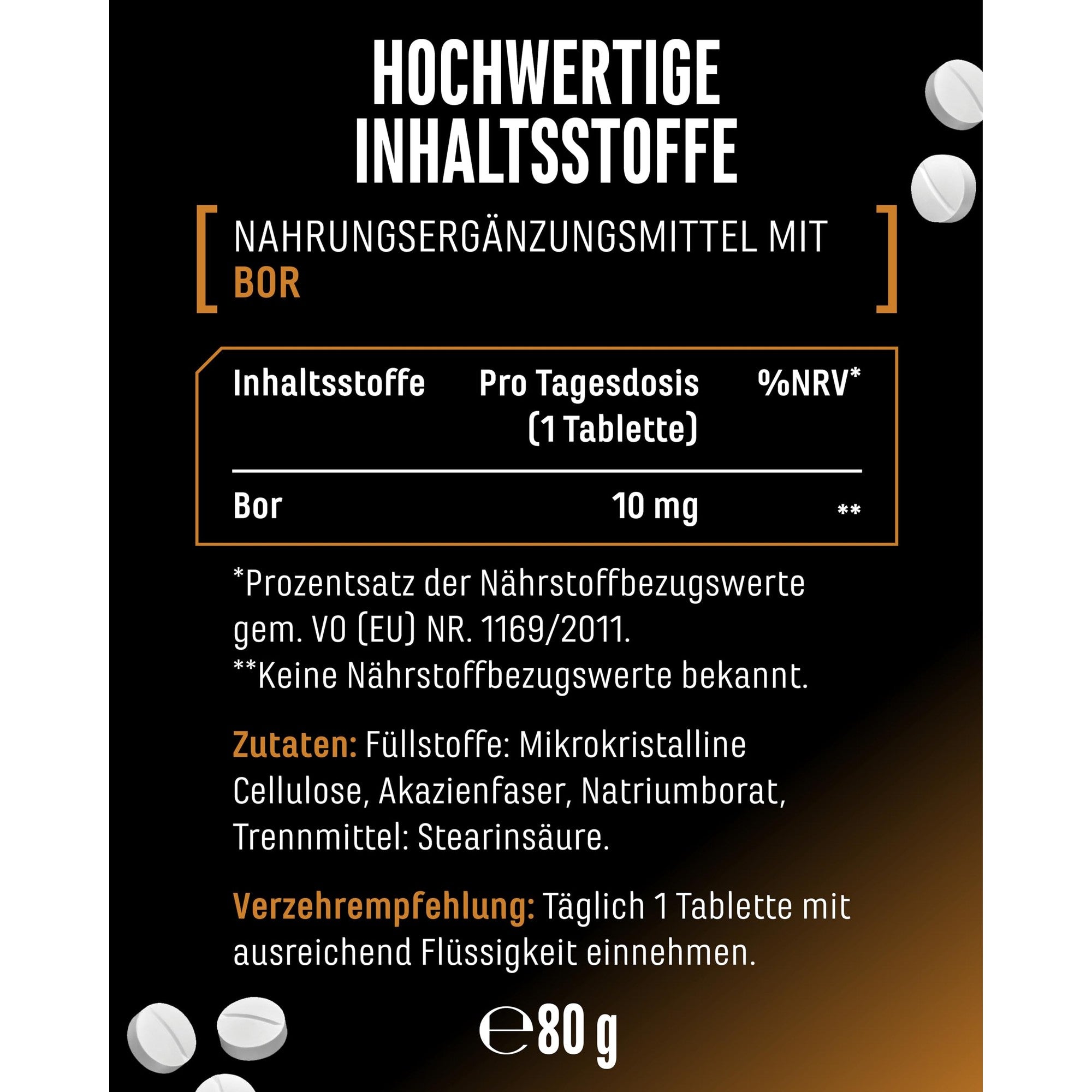 GEN Bor Borium Max 10mg 365 Tabletten – Anwendung & Einnahme