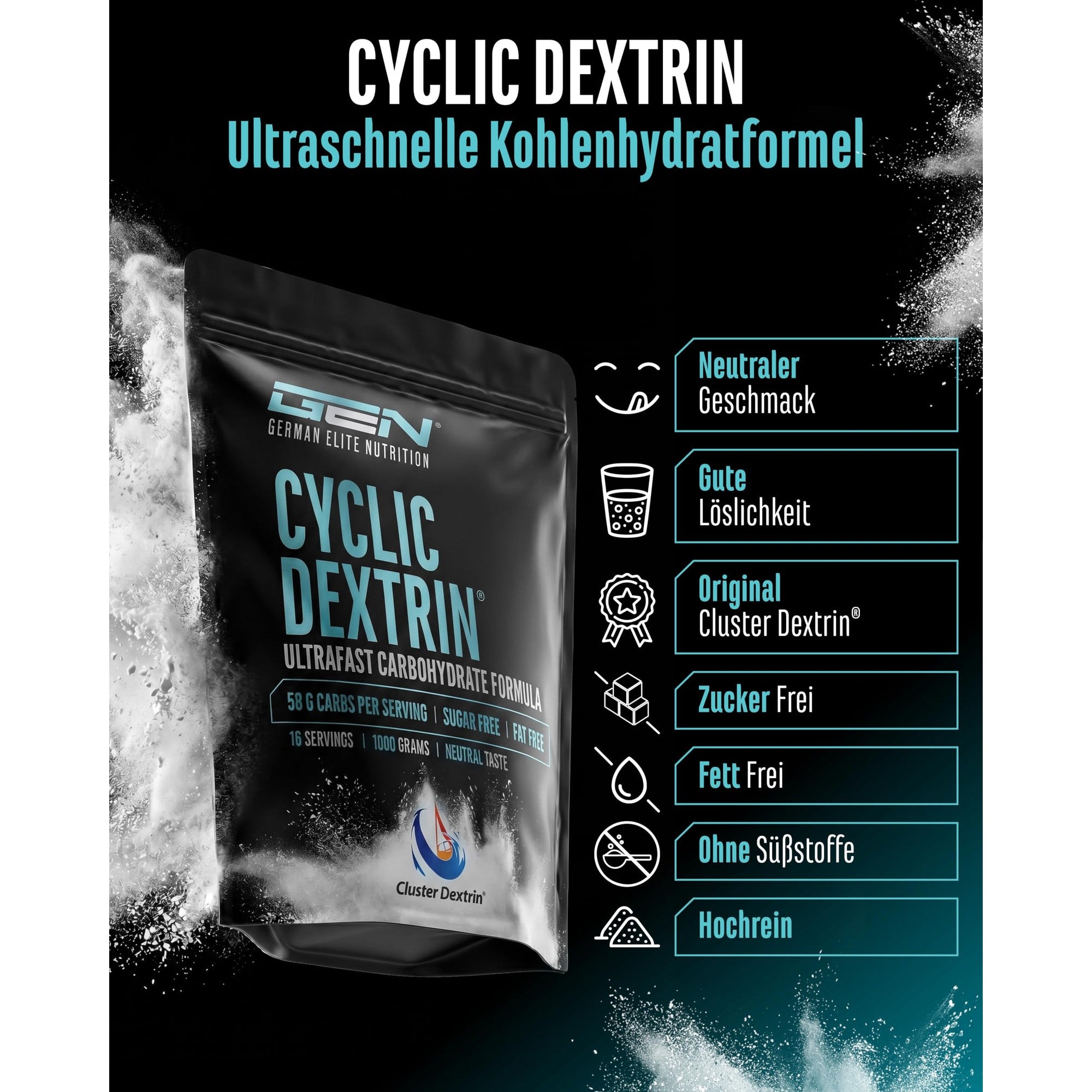 Cyclic Dextrin 1000g - Übersicht