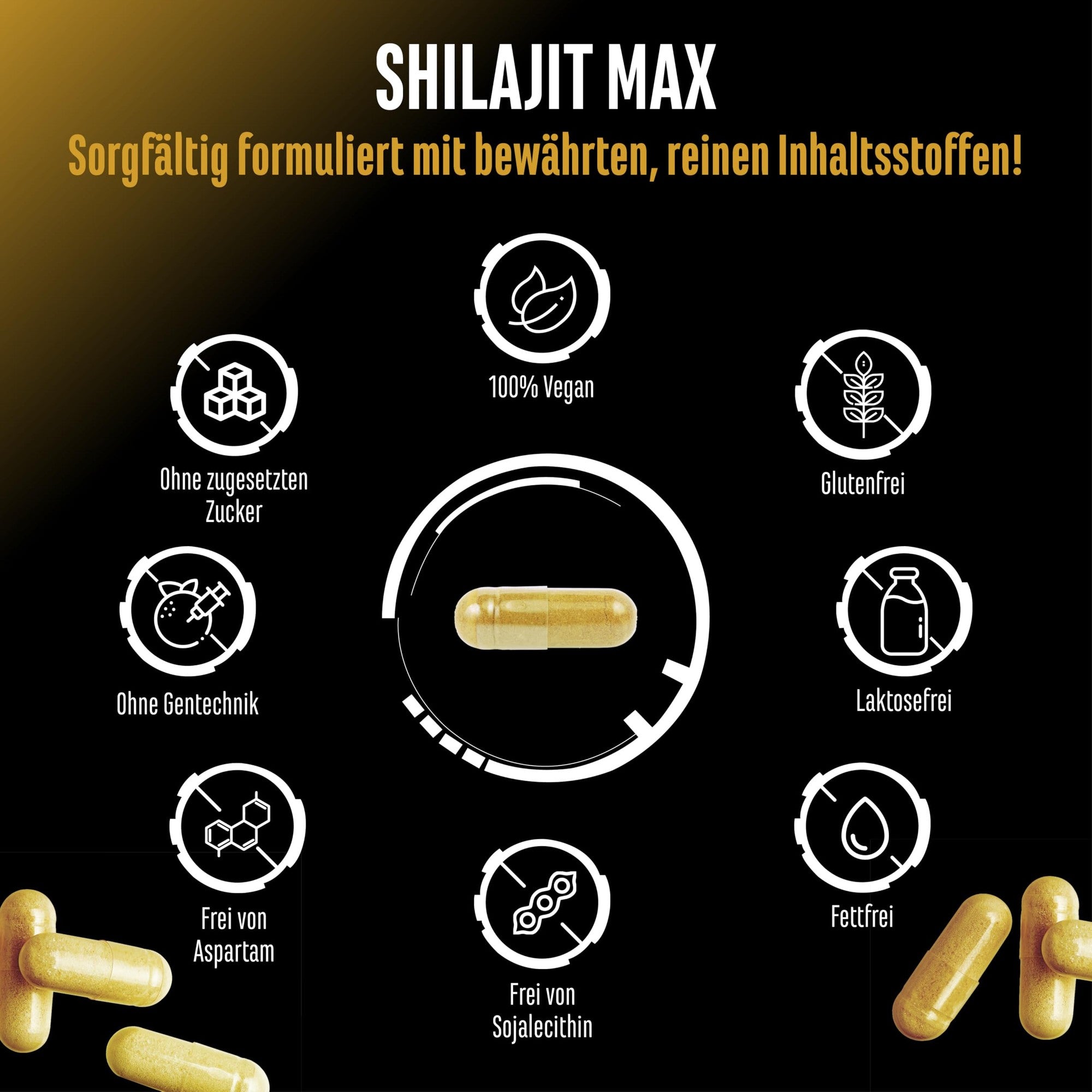 Mumijo Shilajit Max 180 Kapseln - Wirkstoffe & Dosierung