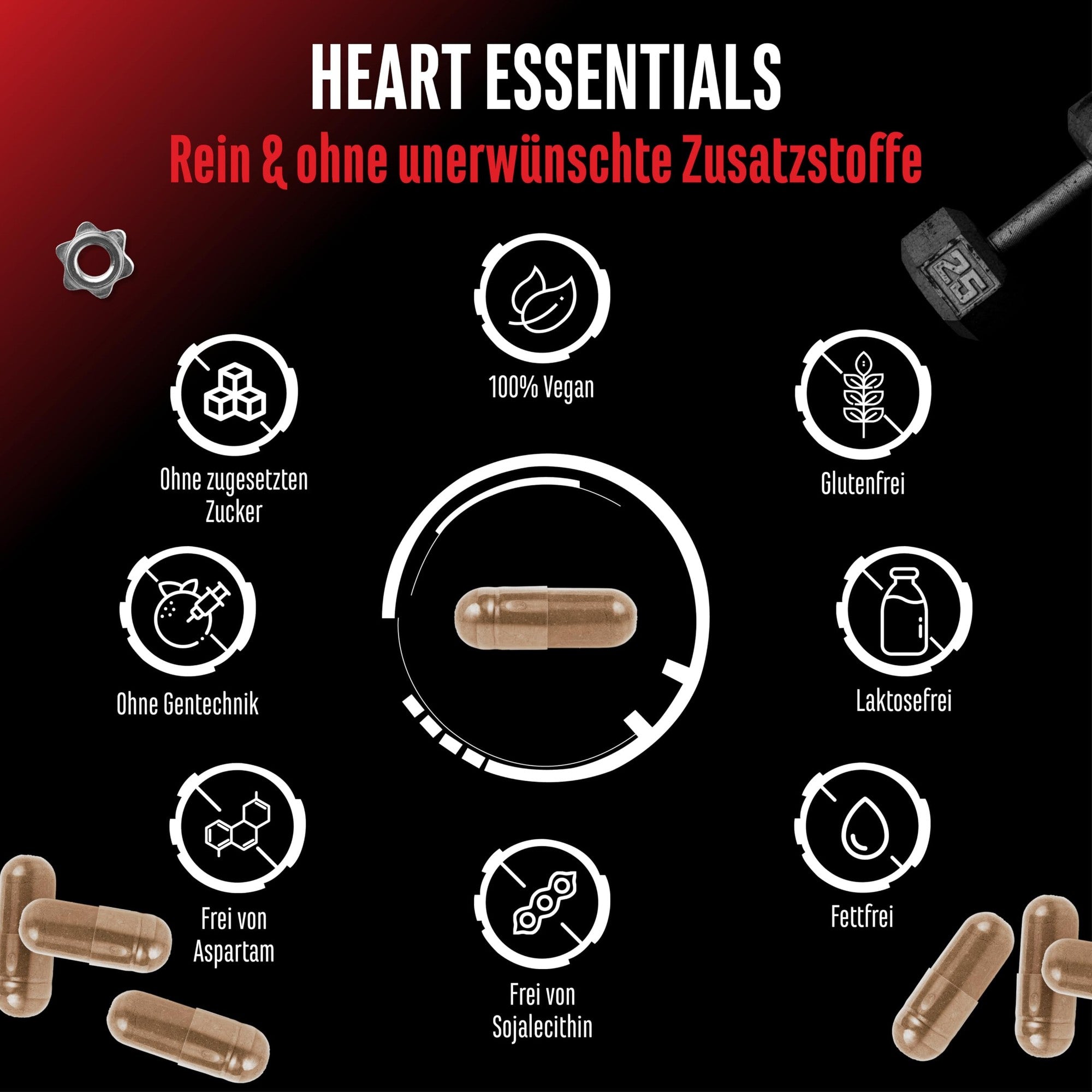 GEN Heart Essentials 120 Kapseln – vegan & laborgeprüft