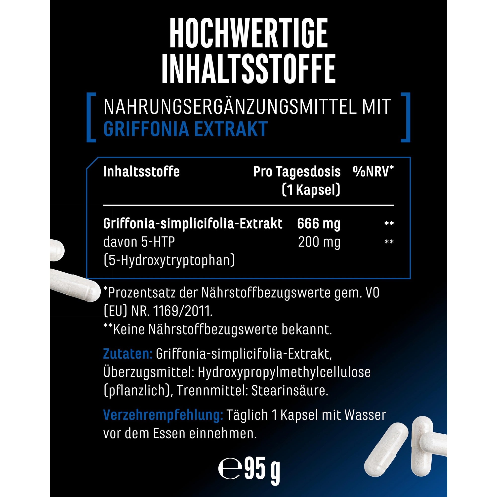 5-HTP MAX 200mg 120 Kapseln – Anwendung