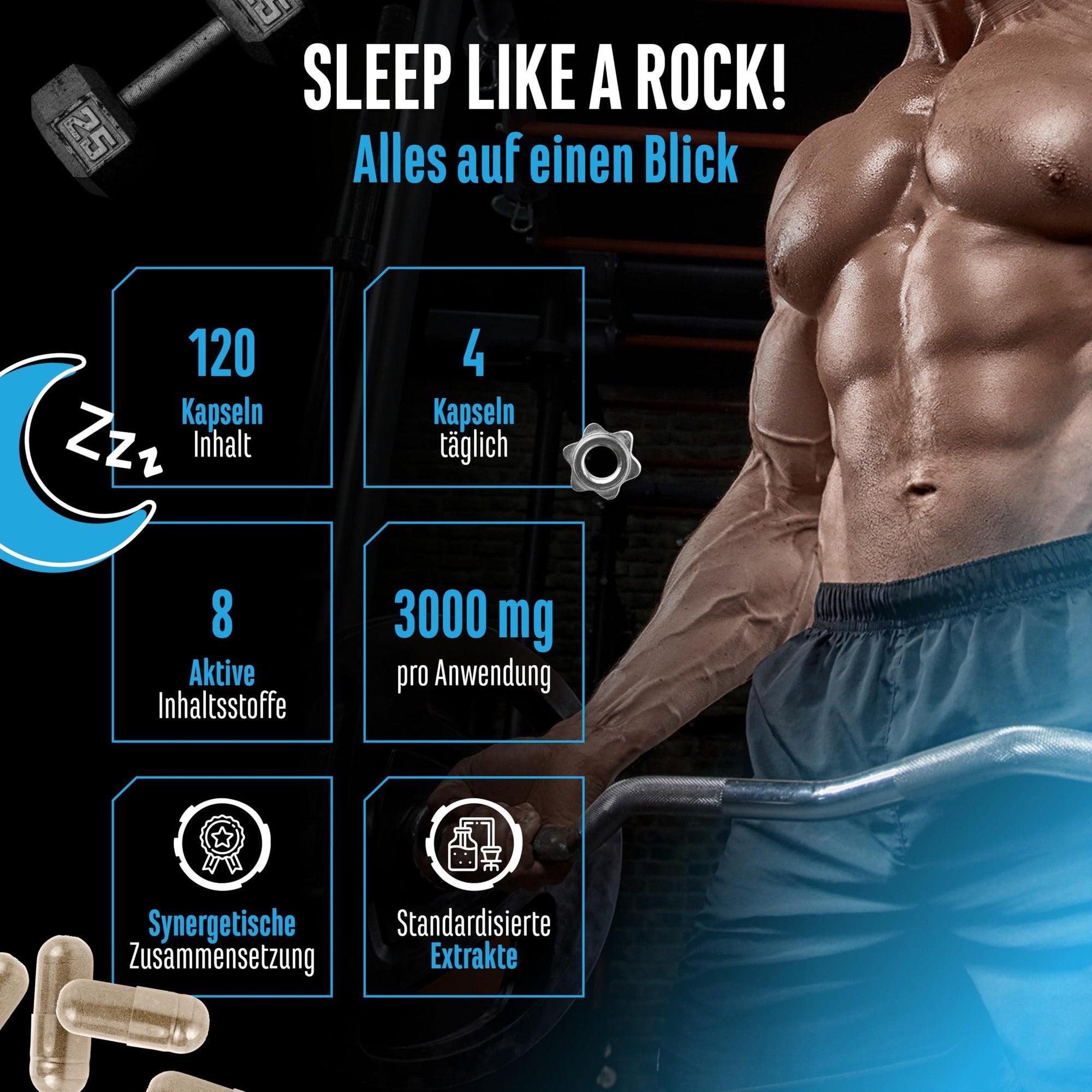 GEN Knockout Shoden Ashwagandha & Magnesium 120 Kapseln – Übersicht