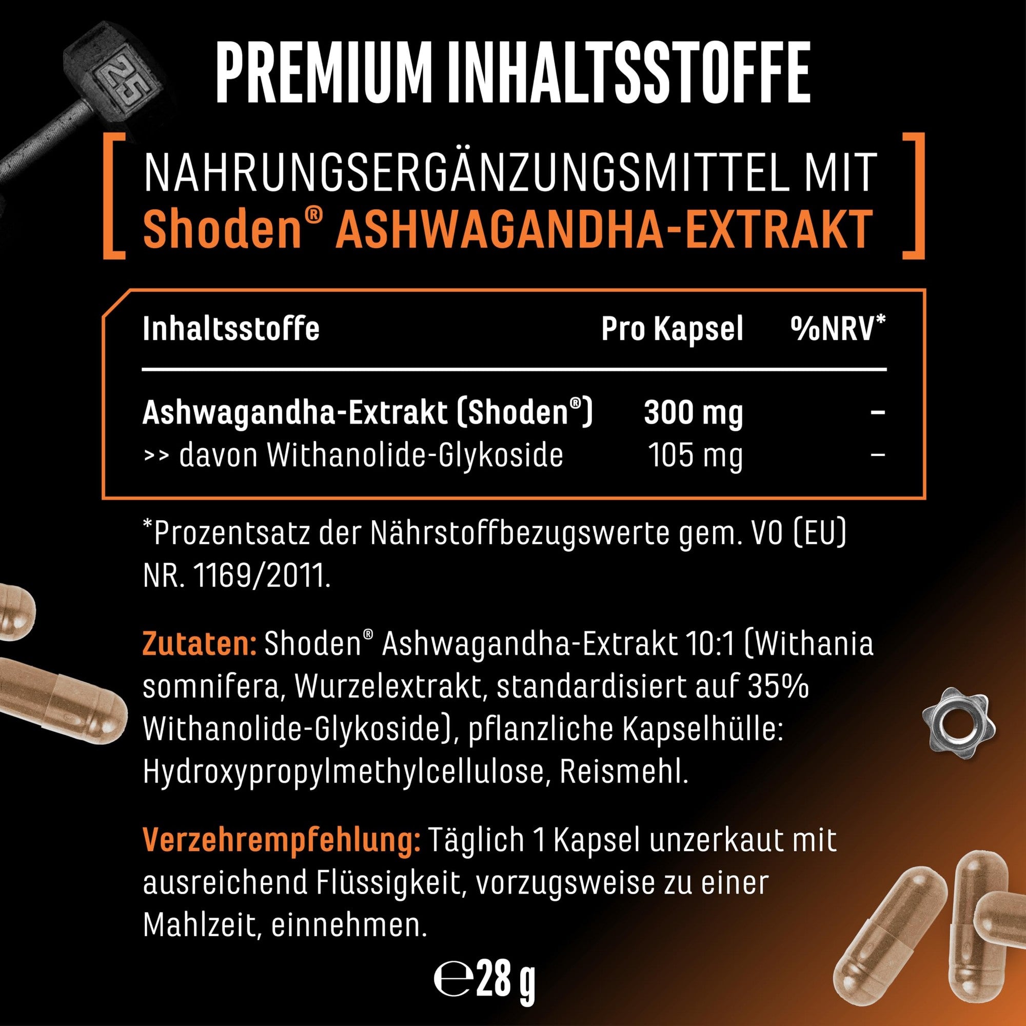 Ashwagandha Shoden 35% 60 Kapseln – Anwendung