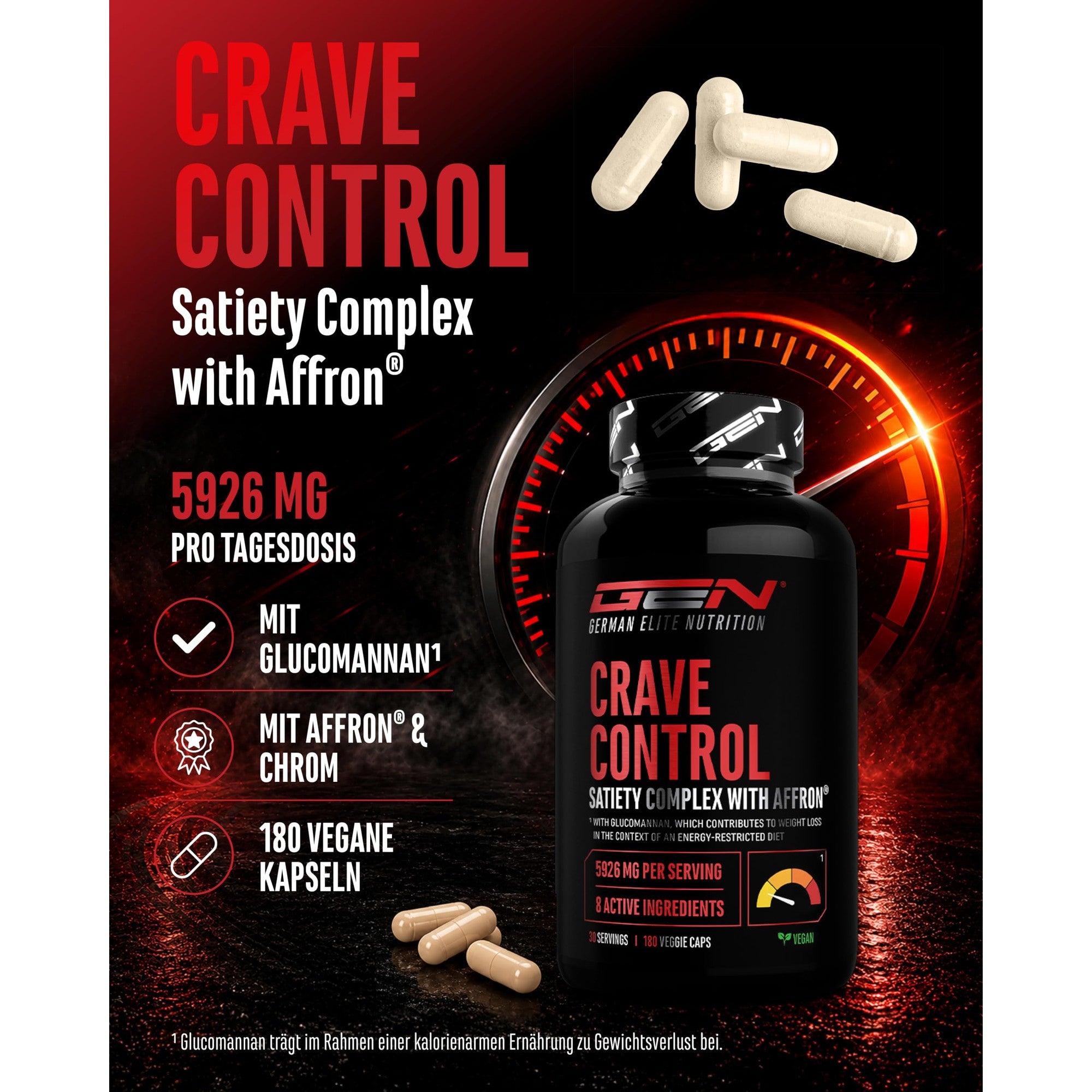 Crave Control 180 Kapseln - Inhaltsstoffe